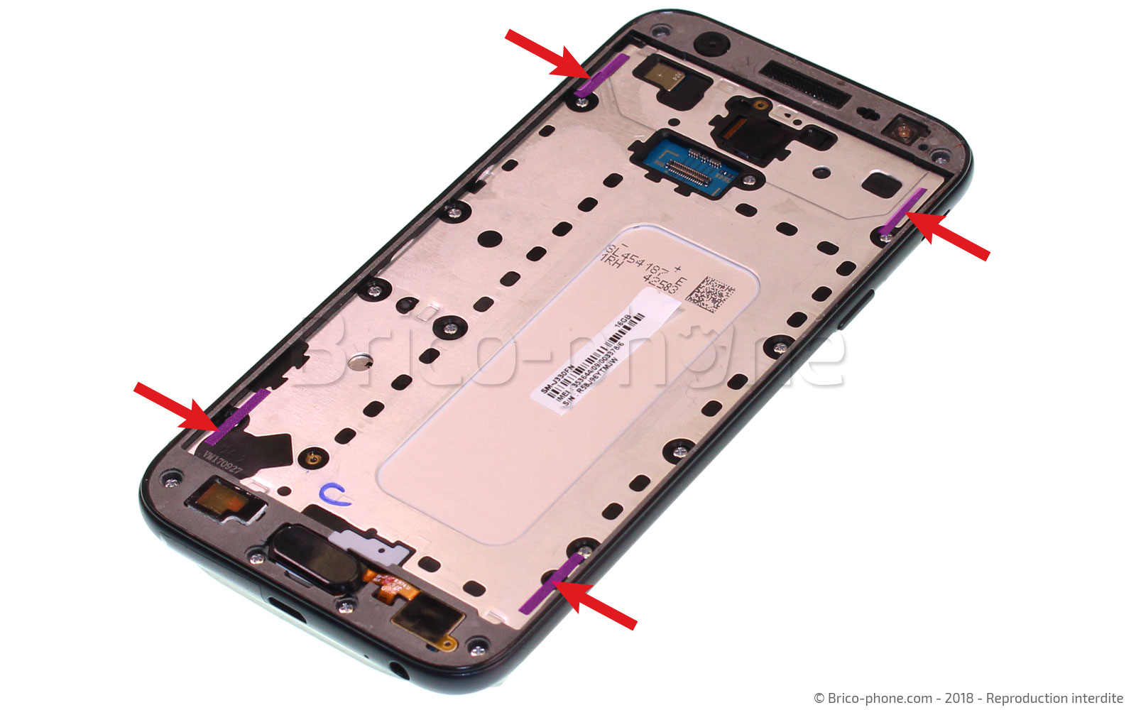 Changement de batterie sur Galaxy J3 2017 photo 1