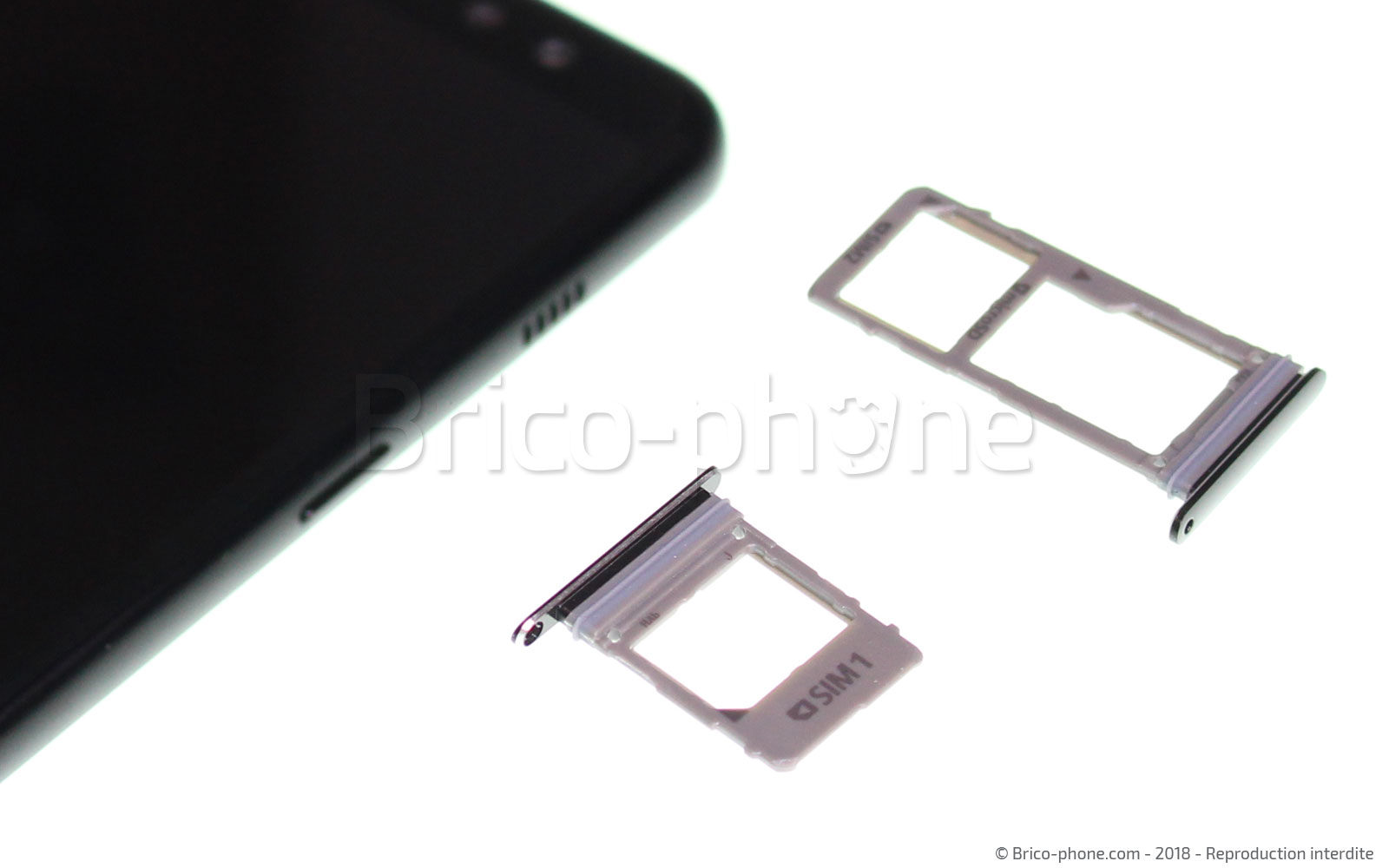 Changement d'écran (vitre+LCD) sur Galaxy A8 2018 photo 3