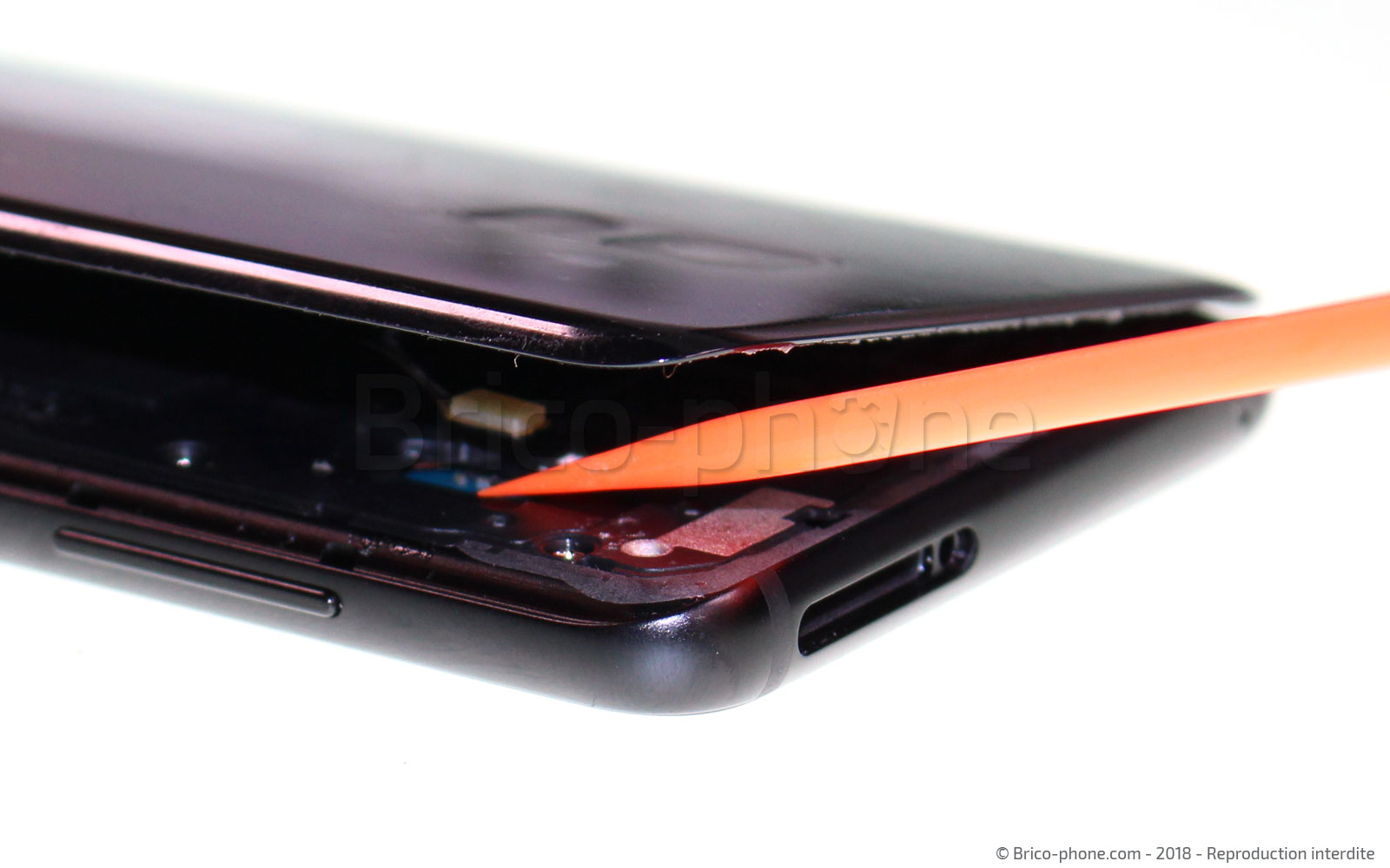 Changement d'écran (vitre+LCD) sur Galaxy A8 2018 photo 3