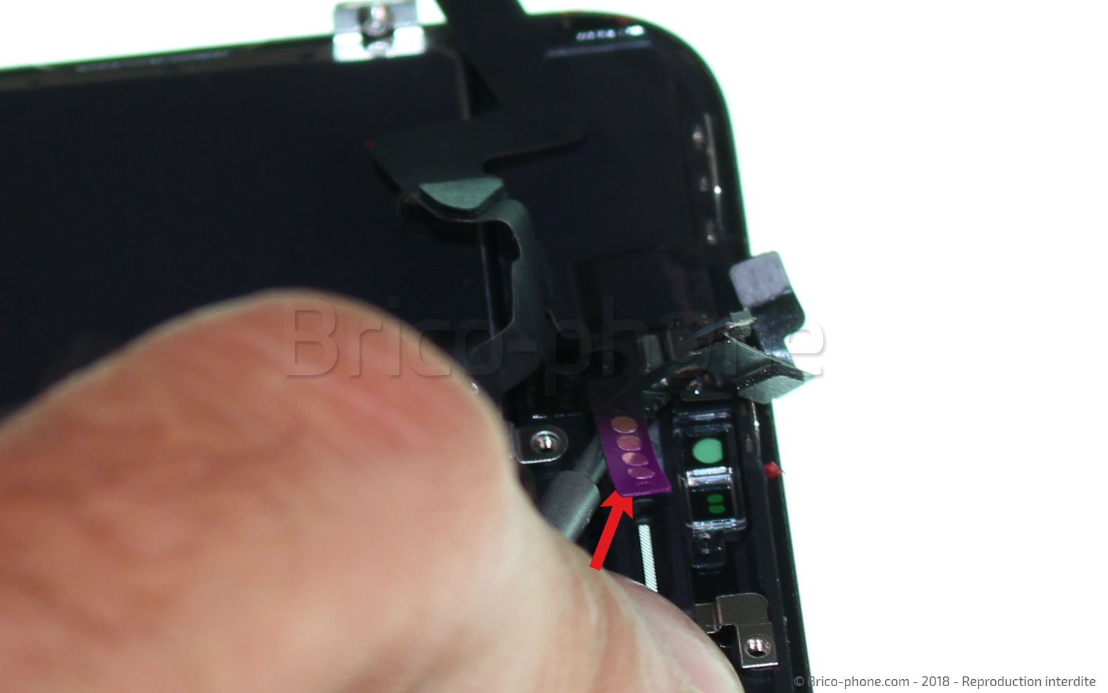 Changement d'écran (vitre+LCD) sans éléments prémontés sur iPhone 8 Plus photo 2