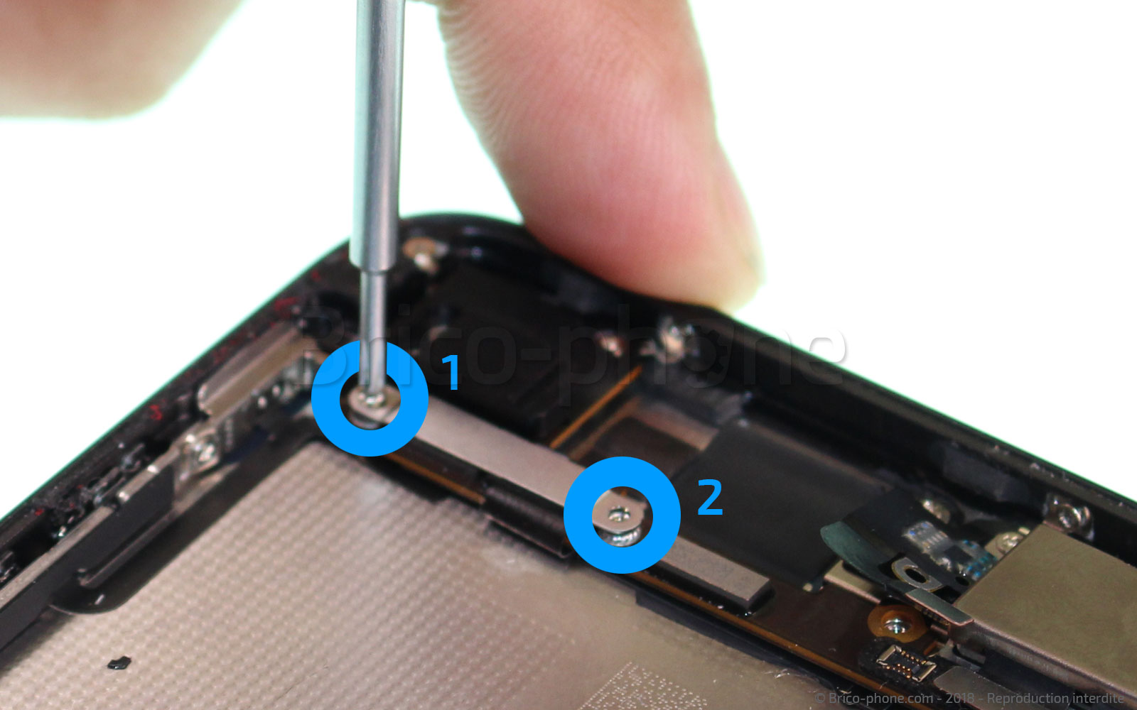 Changement de nappe induction sur iPhone 8 Plus photo 1