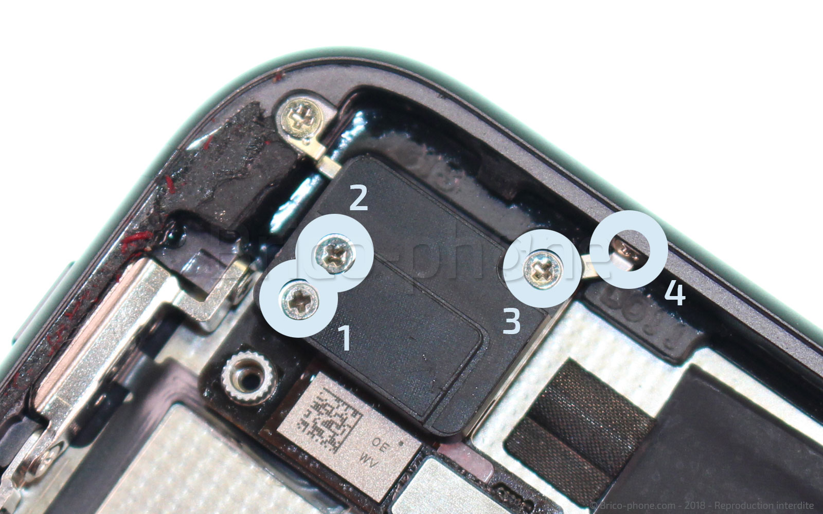 Changement de nappe induction sur iPhone 8 Plus photo 1