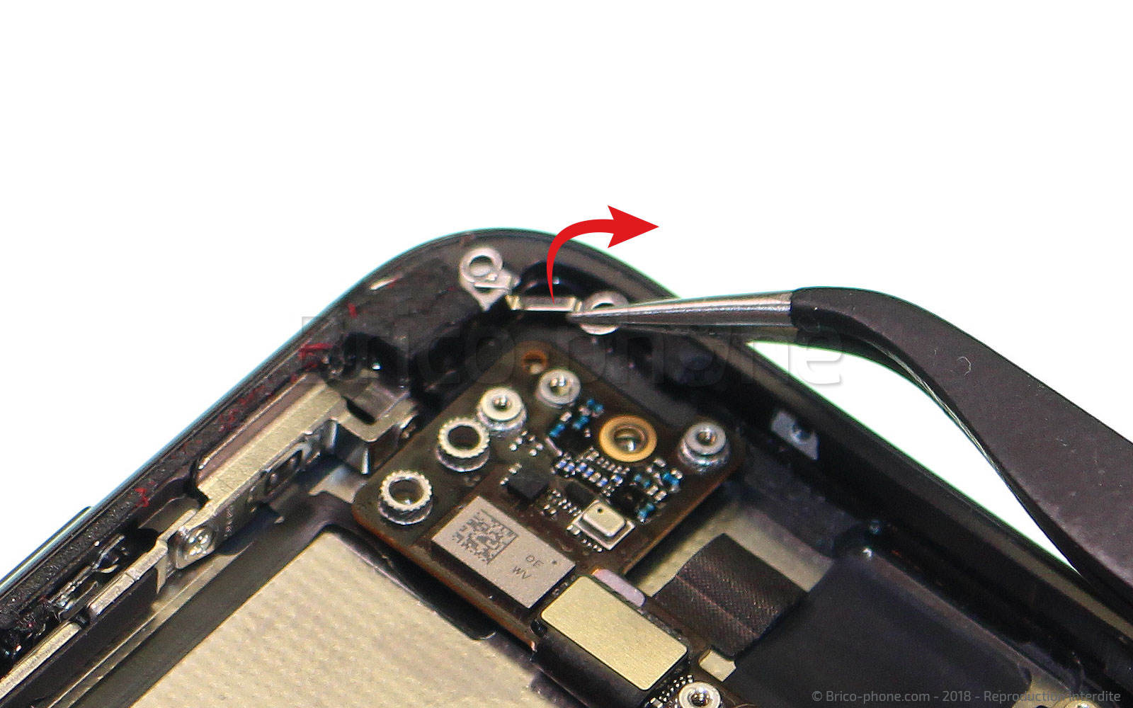 Changement de nappe induction sur iPhone 8 Plus photo 4