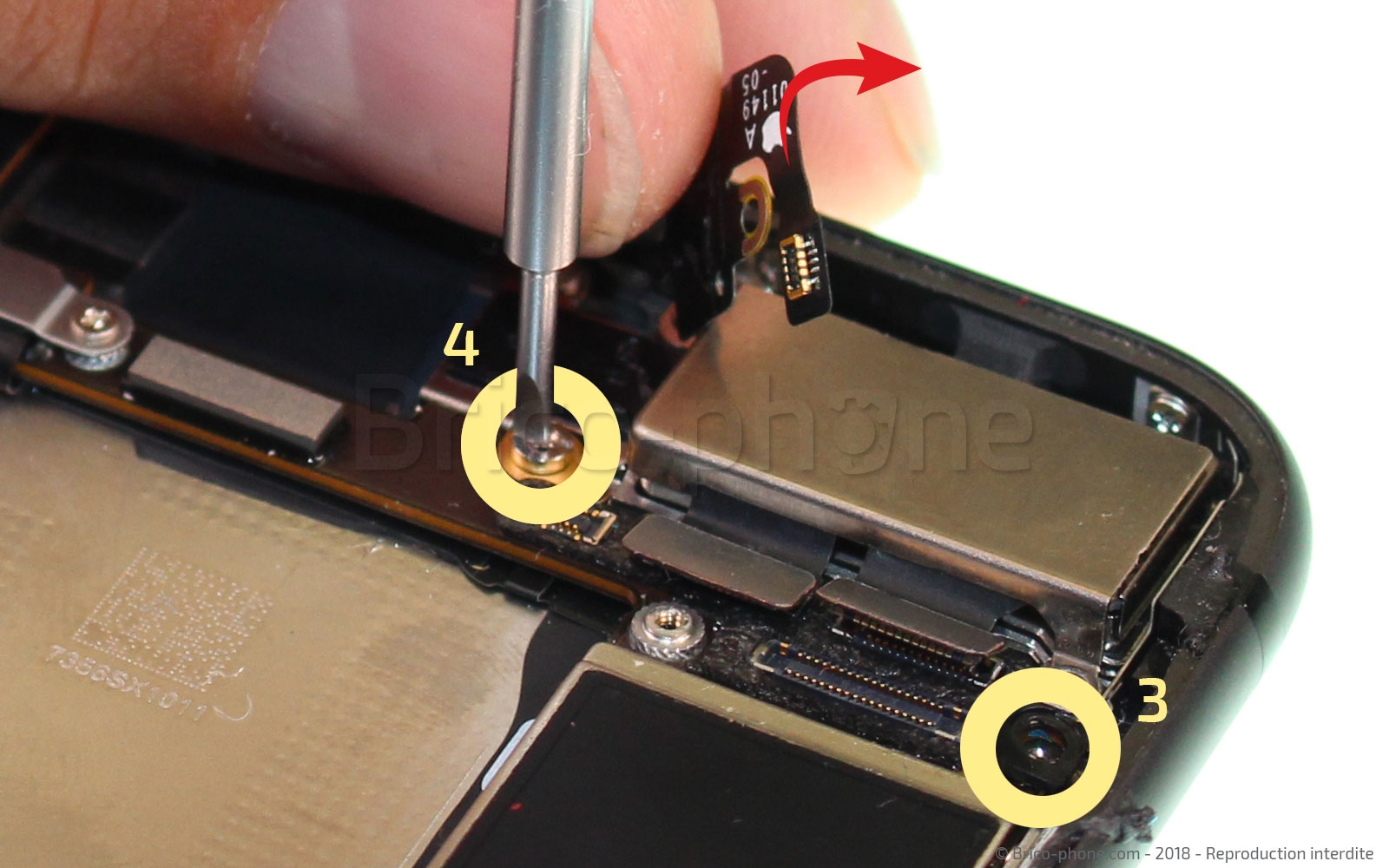 Changement du connecteur de charge sur iPhone 8 Plus photo 4