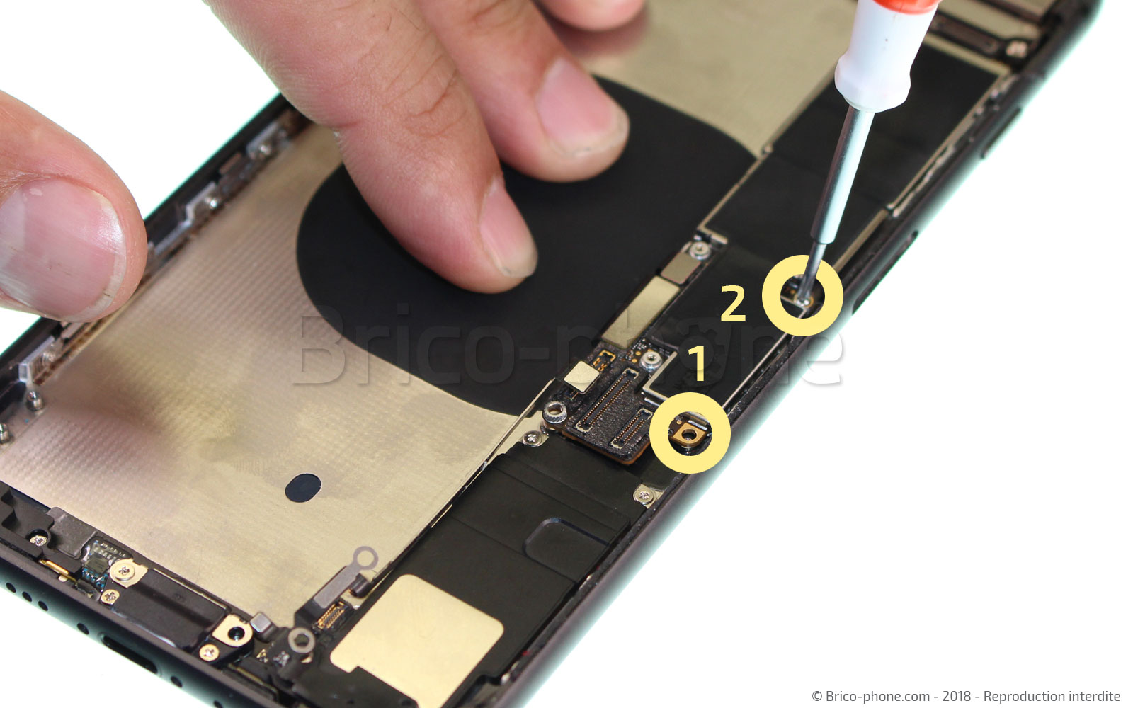 Changement de nappe power et volume sur iPhone 8 Plus photo 1