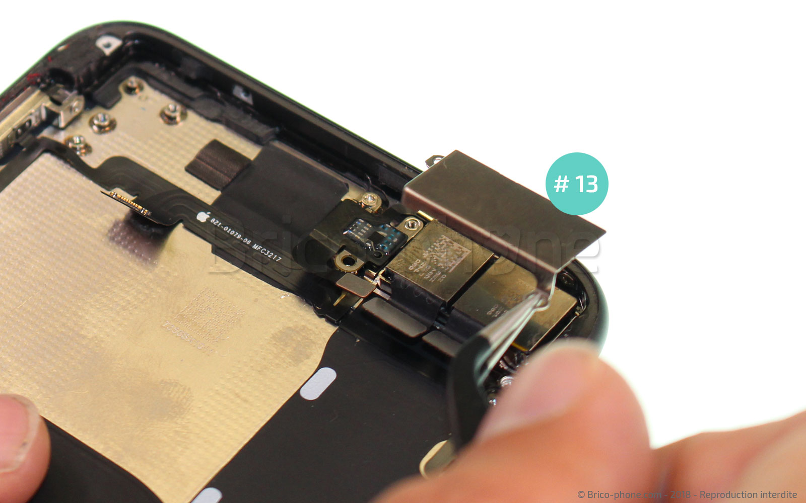 Changement de nappe power et volume sur iPhone 8 Plus photo 2