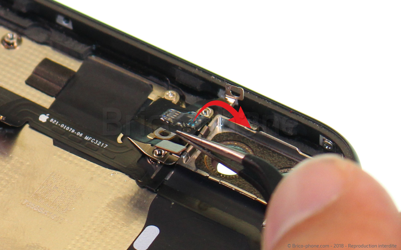 Changement de nappe power et volume sur iPhone 8 Plus photo 2