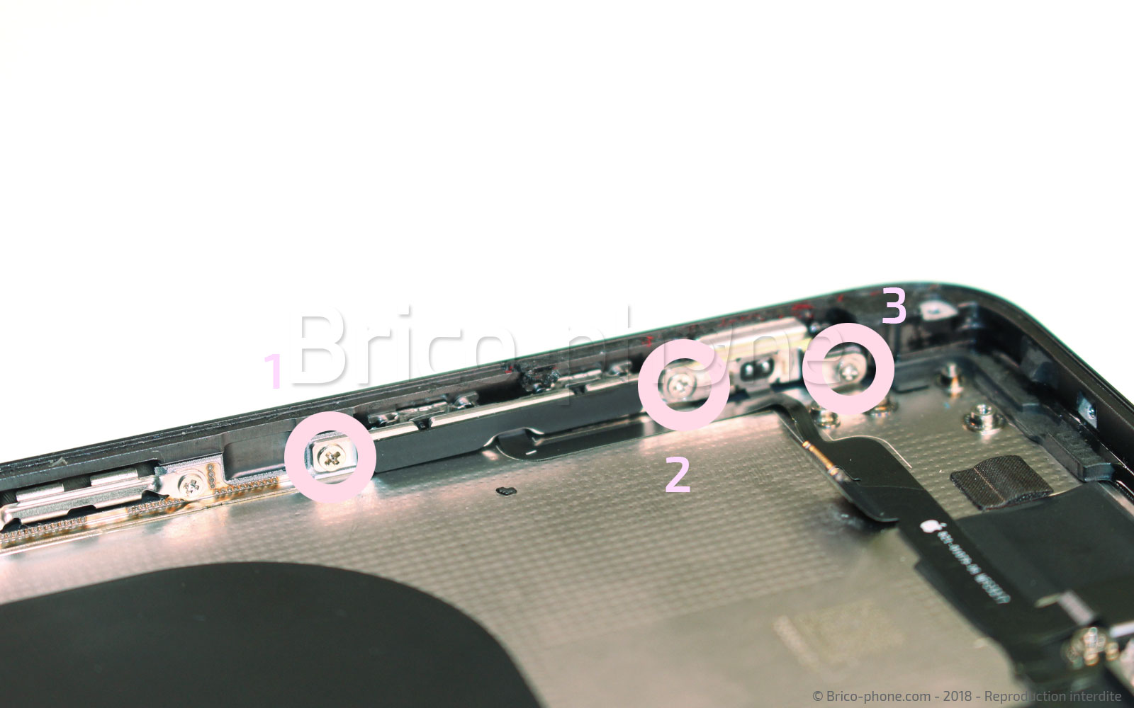 Changement de nappe power et volume sur iPhone 8 Plus photo 1