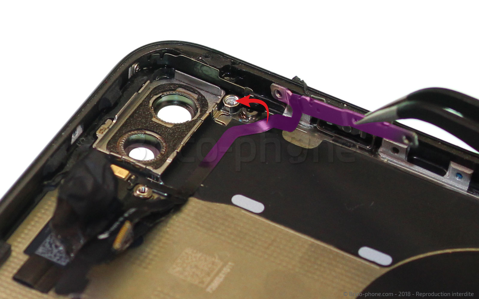 Changement de nappe power et volume sur iPhone 8 Plus photo 1