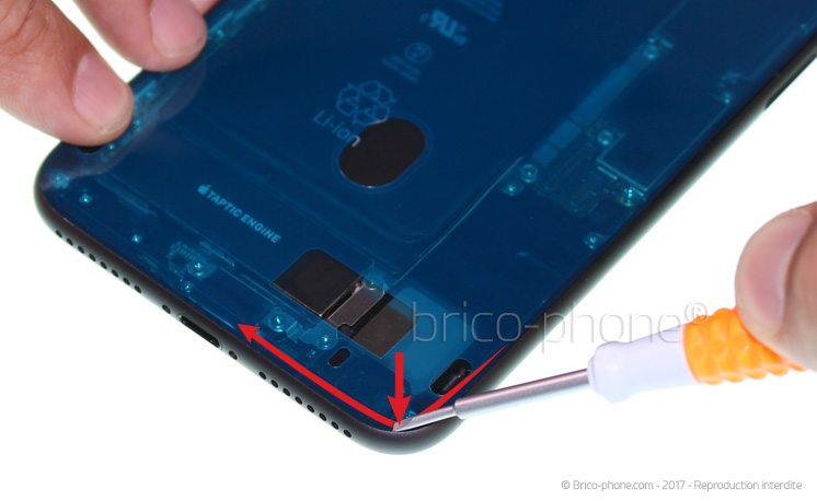 Changement de caméra avant Facetime sur iPhone 8 Plus photo 1