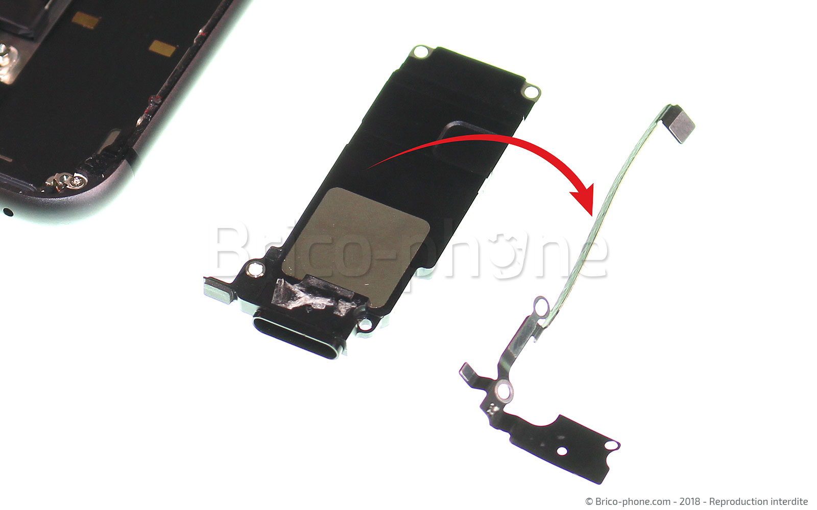 Changement de haut-parleur externe sur iPhone 8 Plus photo 2