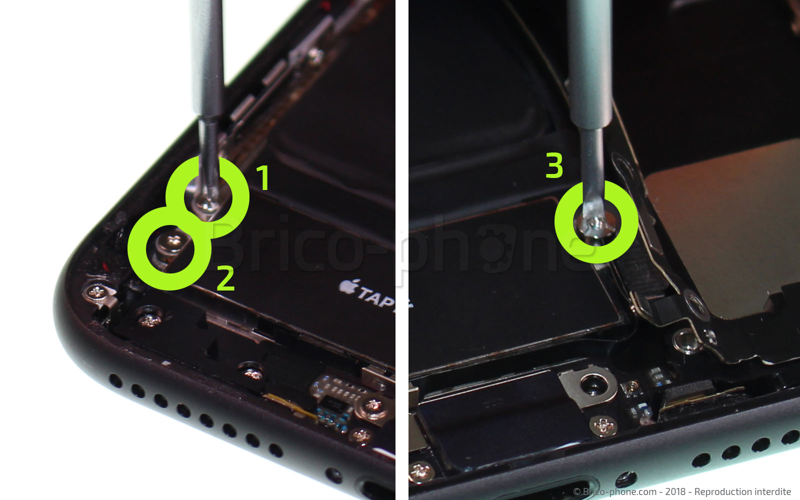 Changement du vibreur Taptic Engine sur iPhone 8 Plus photo 3