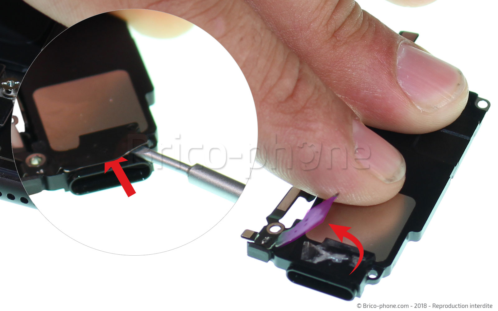 Changement d'antenne GSM sur iPhone 8 Plus photo 1