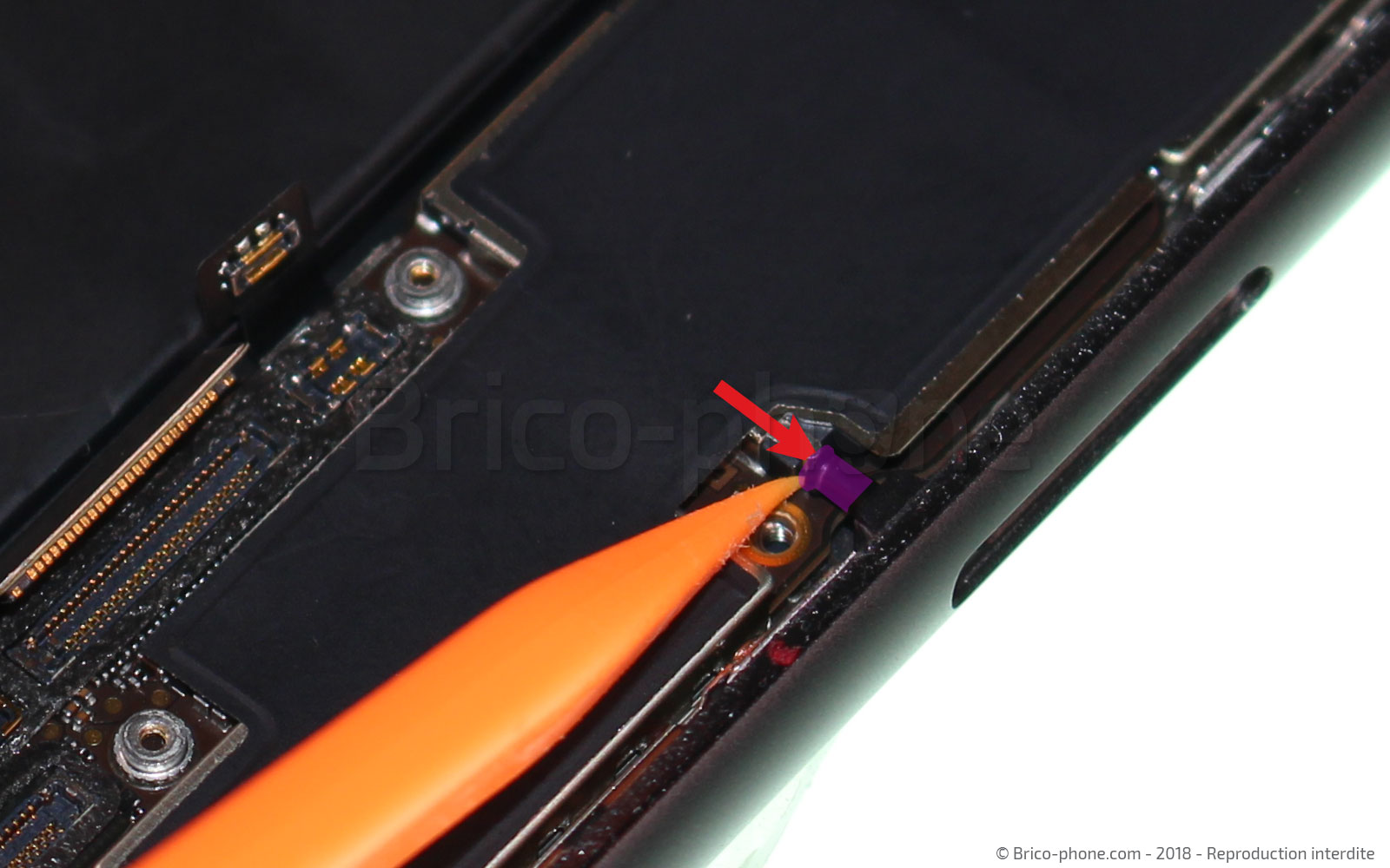 Désoxydation de la carte mère sur iPhone 8 Plus photo 1