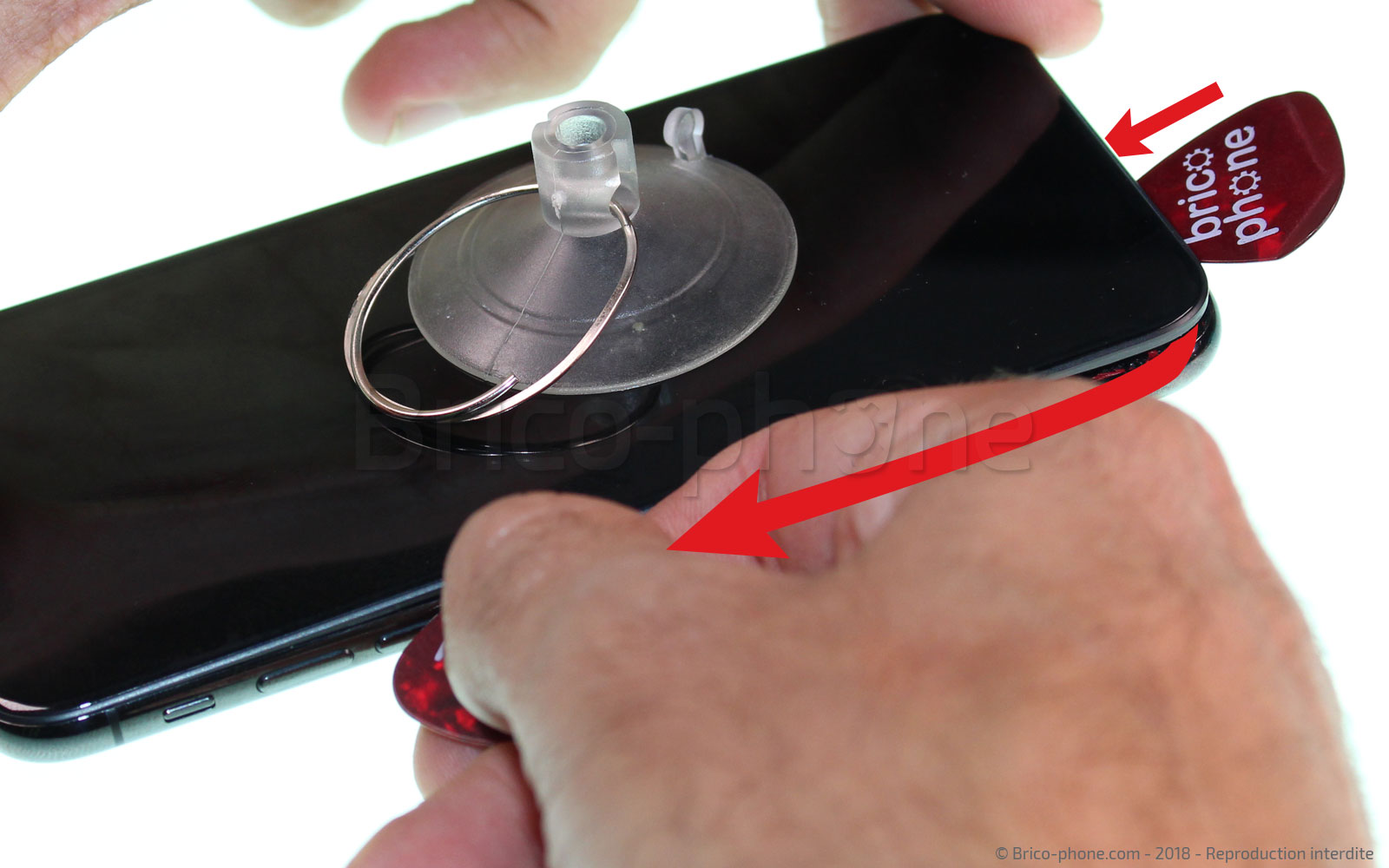 Changement d'écran vitre+OLED complet avec éléments prémontés sur iPhone X photo 2