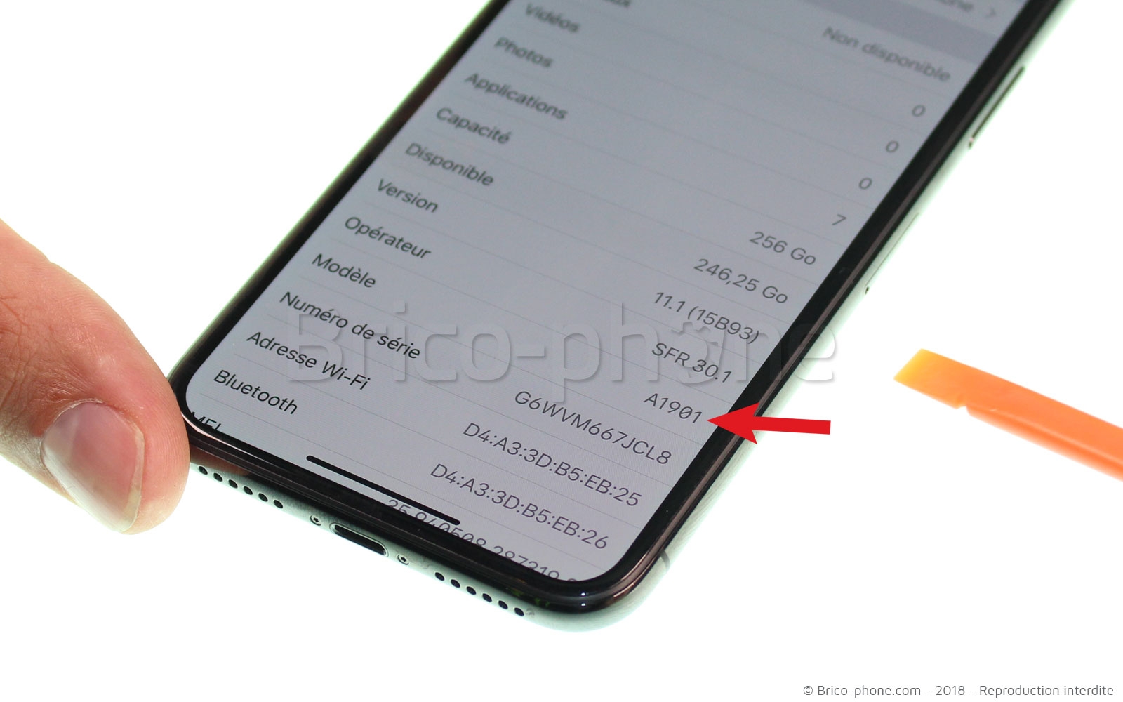 Changement d'écran vitre+OLED complet avec éléments prémontés sur iPhone X photo 1
