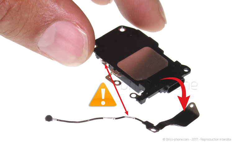 Changement du haut-parleur externe sur iPhone 7 photo 4