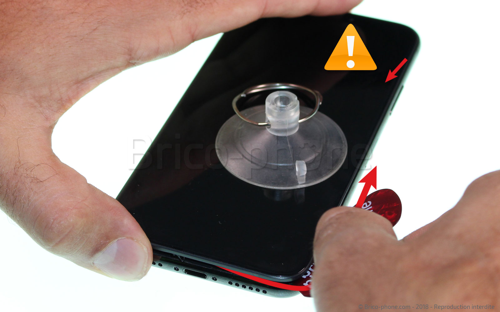 Changement d'écran vitre+OLED complet sans éléments prémontés sur iPhone X photo 3