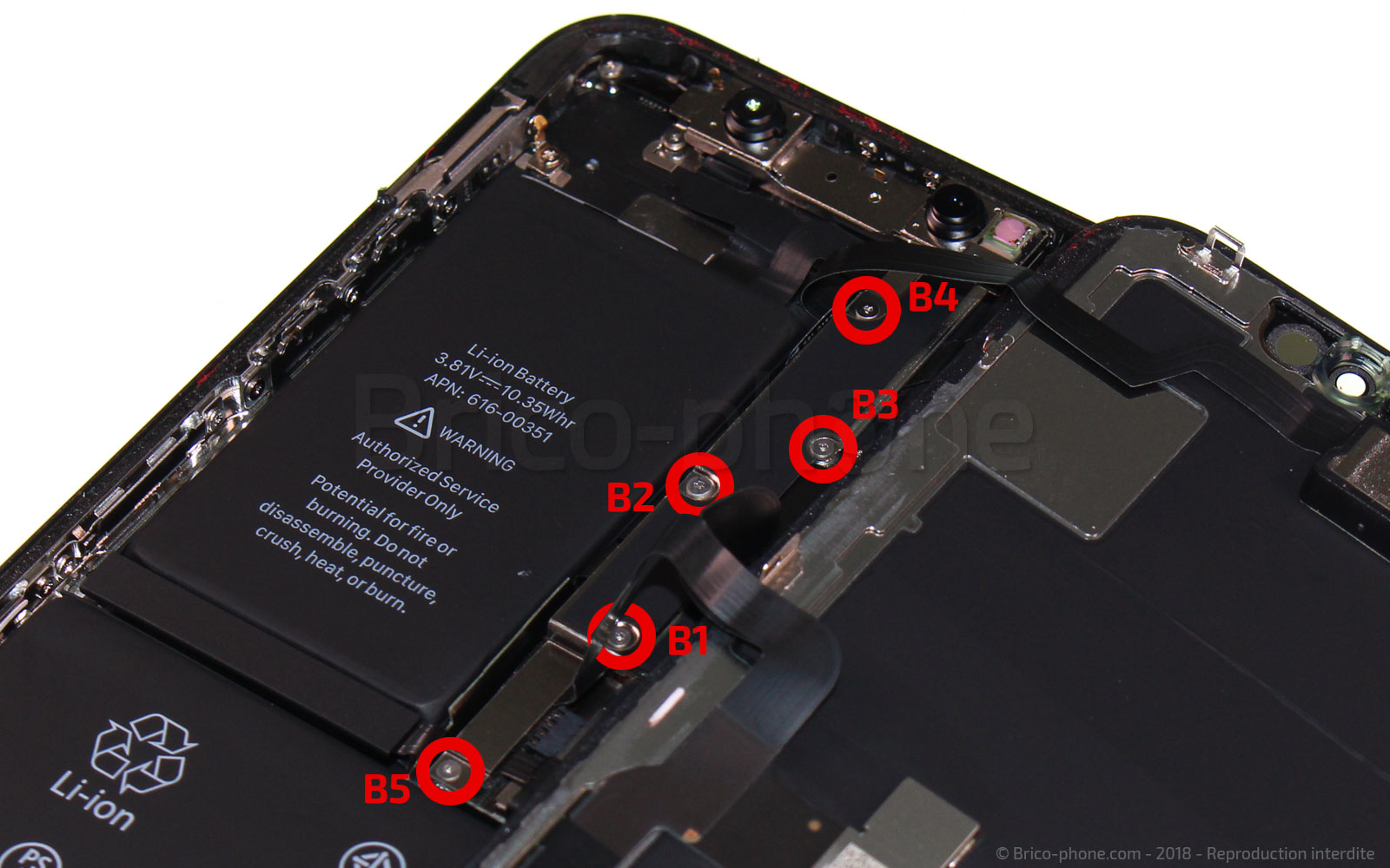 Changement d'écran vitre+OLED complet sans éléments prémontés sur iPhone X photo 1