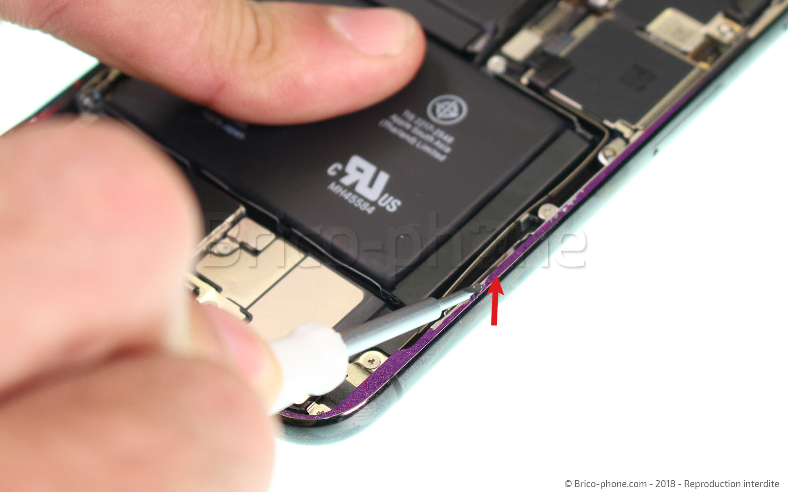 Changement d'écran vitre+OLED complet sans éléments prémontés sur iPhone X photo 1