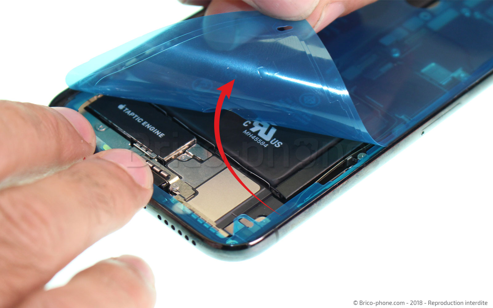 Changement d'écran vitre+OLED complet sans éléments prémontés sur iPhone X photo 2