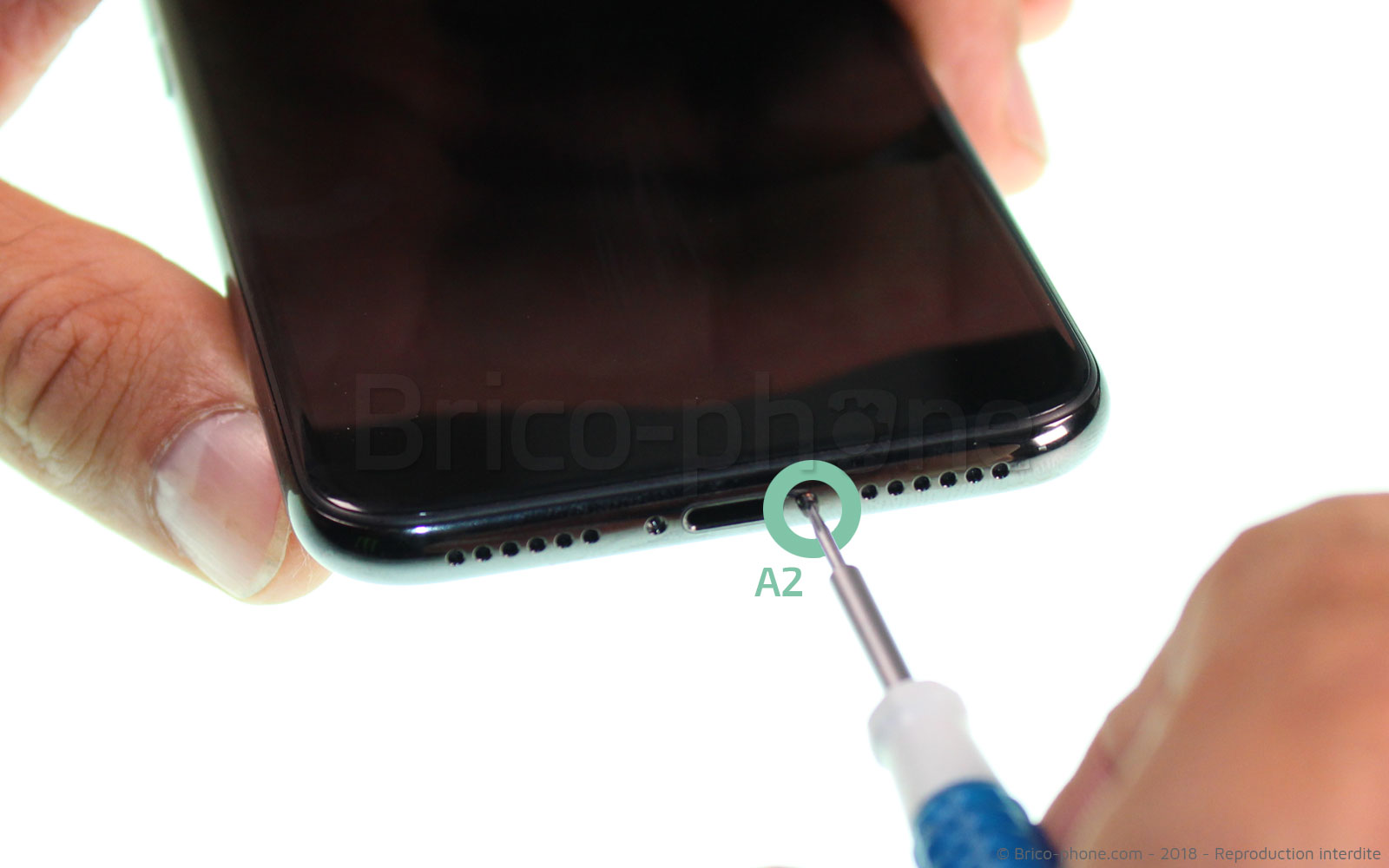 Changement d'écran vitre+OLED complet sans éléments prémontés sur iPhone X photo 2