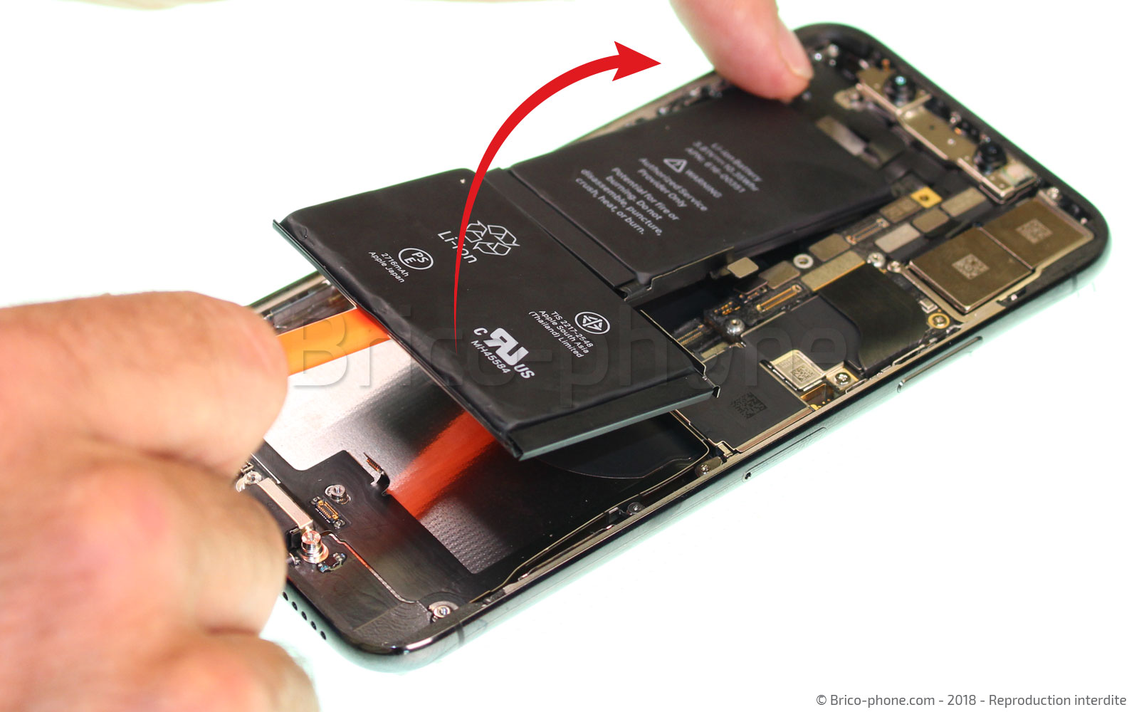 Changement du connecteur de charge sur iPhone X photo 2