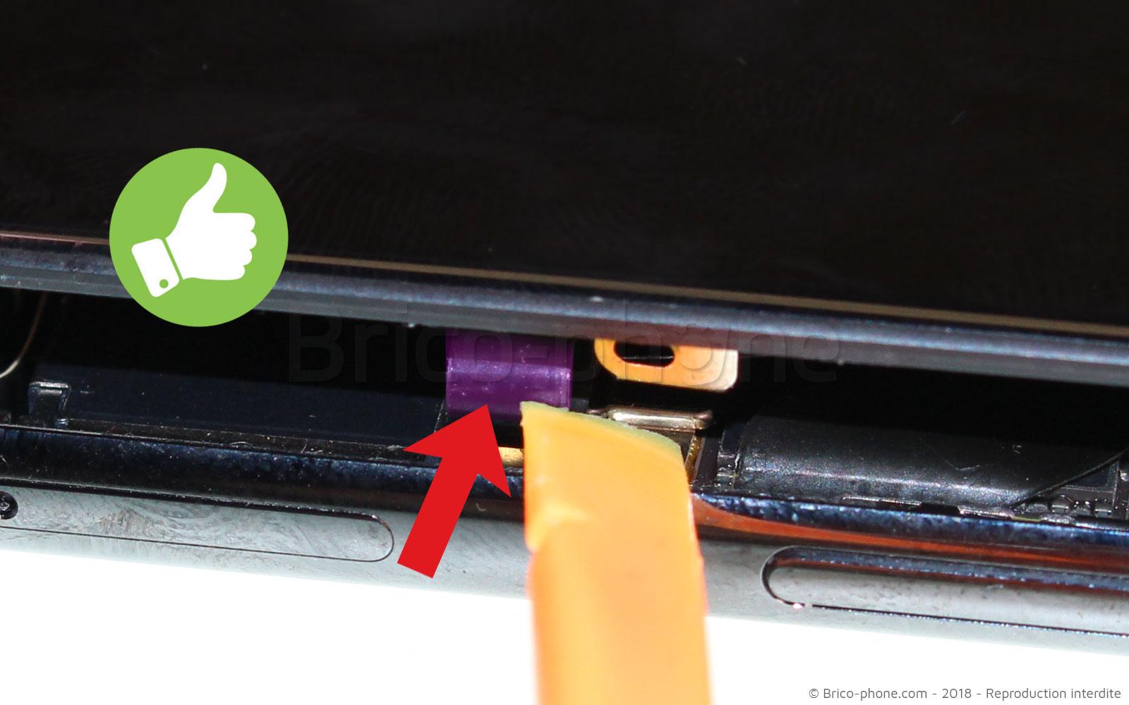 Changement du connecteur de charge sur iPhone X photo 1