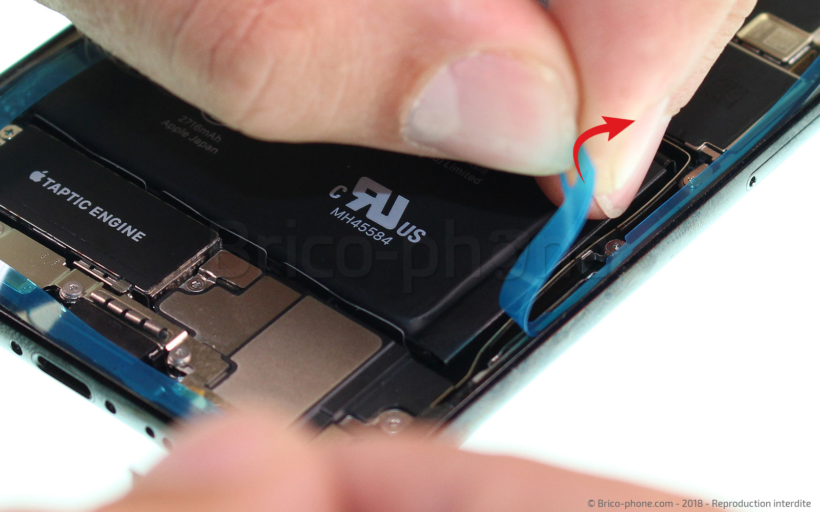 Changement du connecteur de charge sur iPhone X photo 4