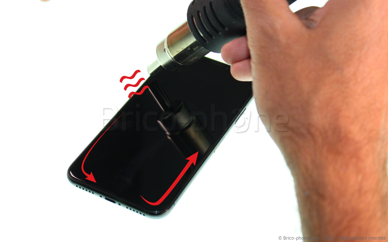 Changement du connecteur de charge sur iPhone X photo 1