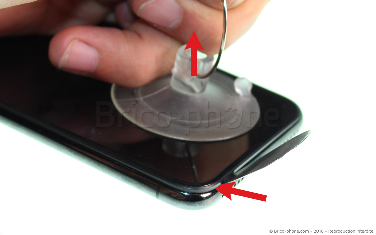 Changement du connecteur de charge sur iPhone X photo 3