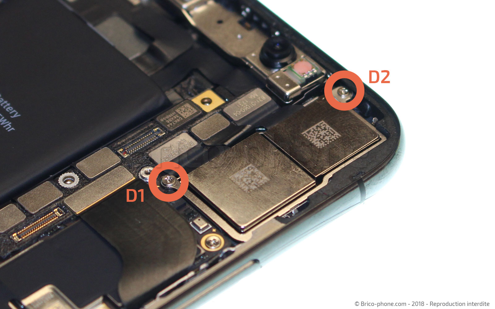 Changement de double caméra arrière sur iPhone X photo 1