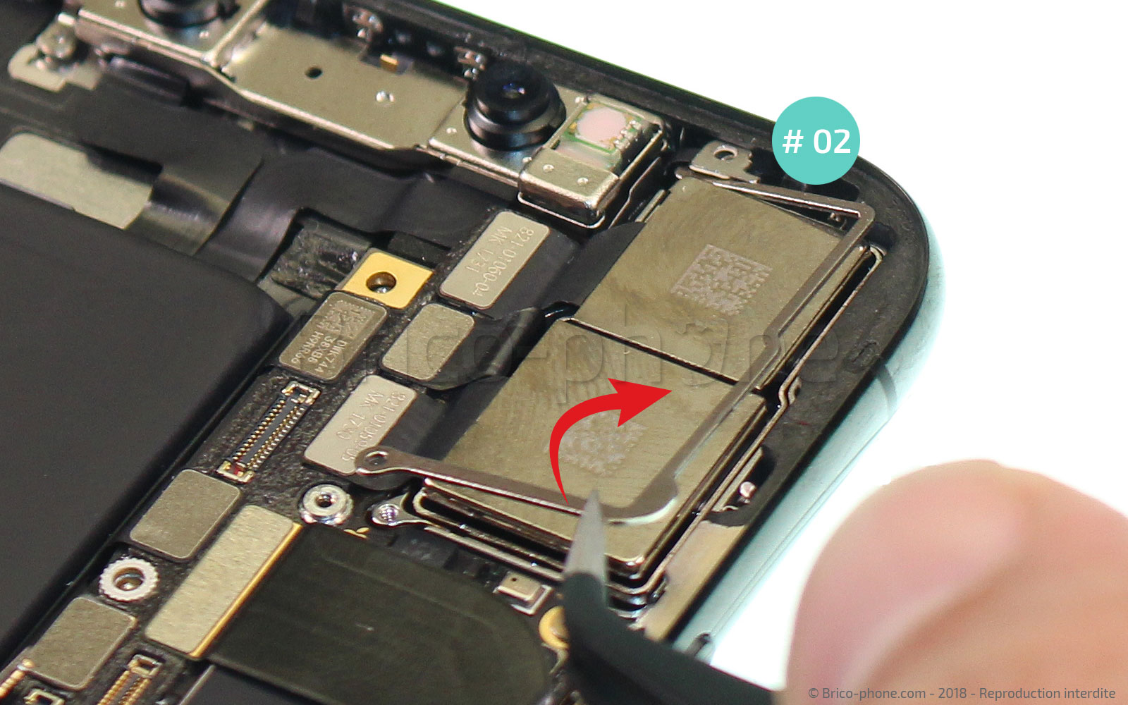 Changement de double caméra arrière sur iPhone X photo 3