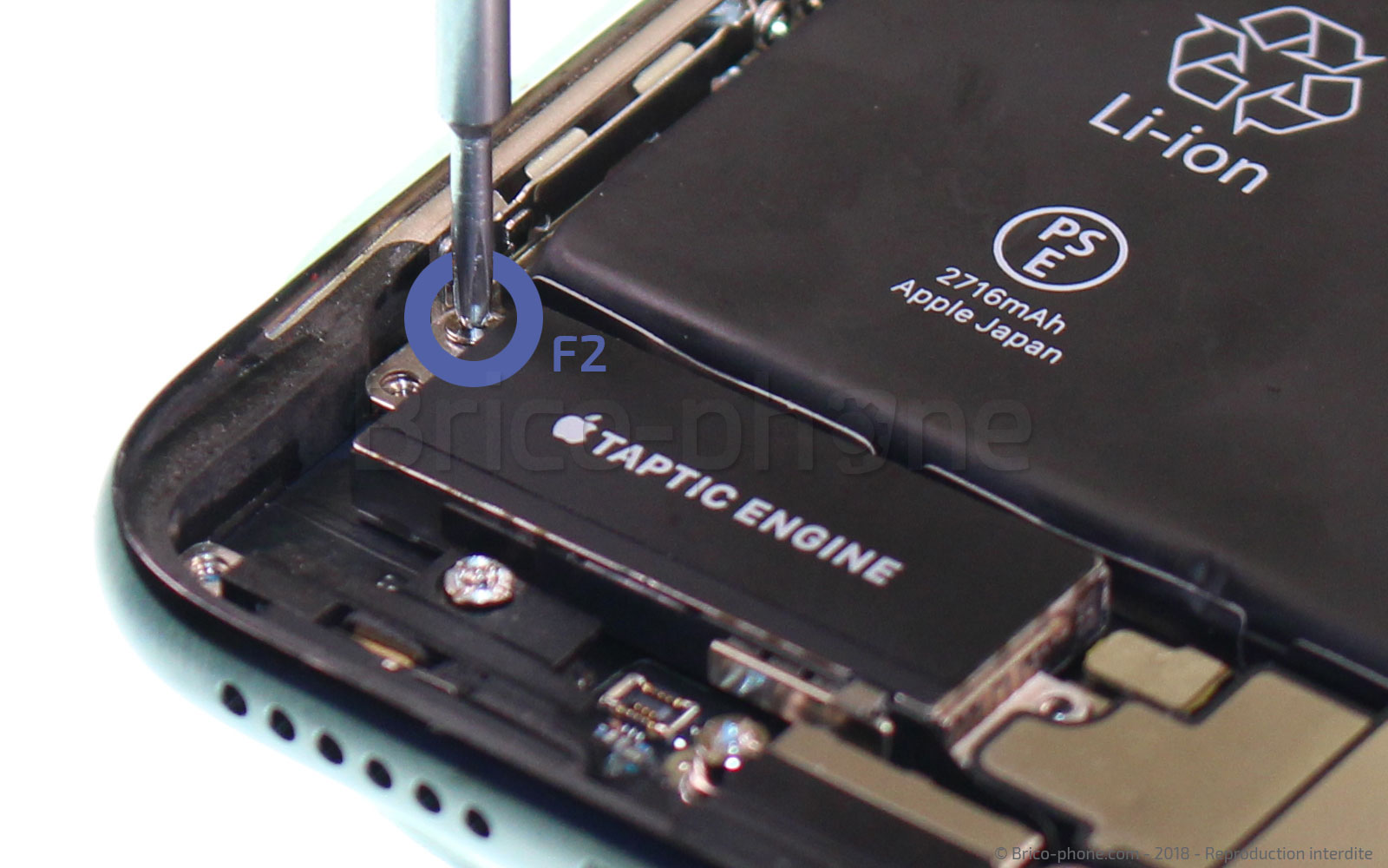 Changement du vibreur Taptic Engine sur iPhone X photo 1