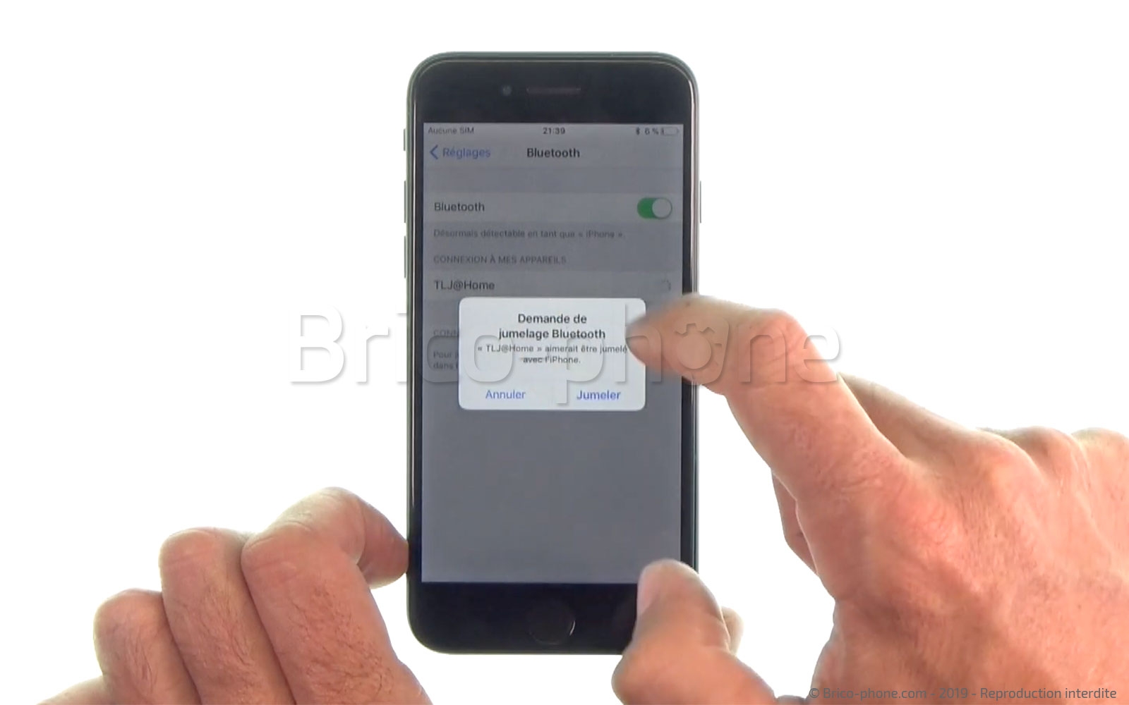 Changement de nappe du bouton Home sur iPhone 7 photo 1