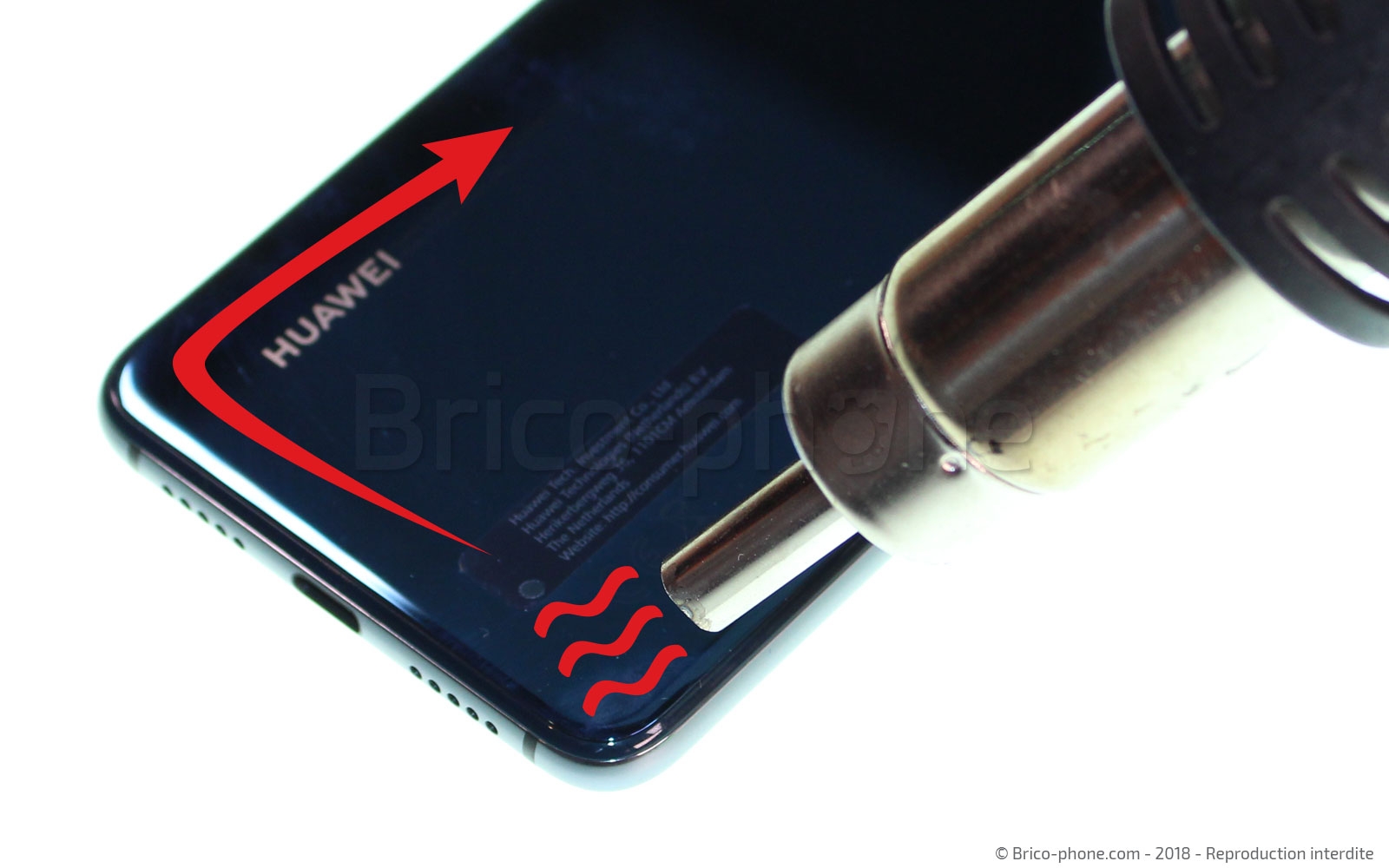 Changement de batterie sur P20 photo 3