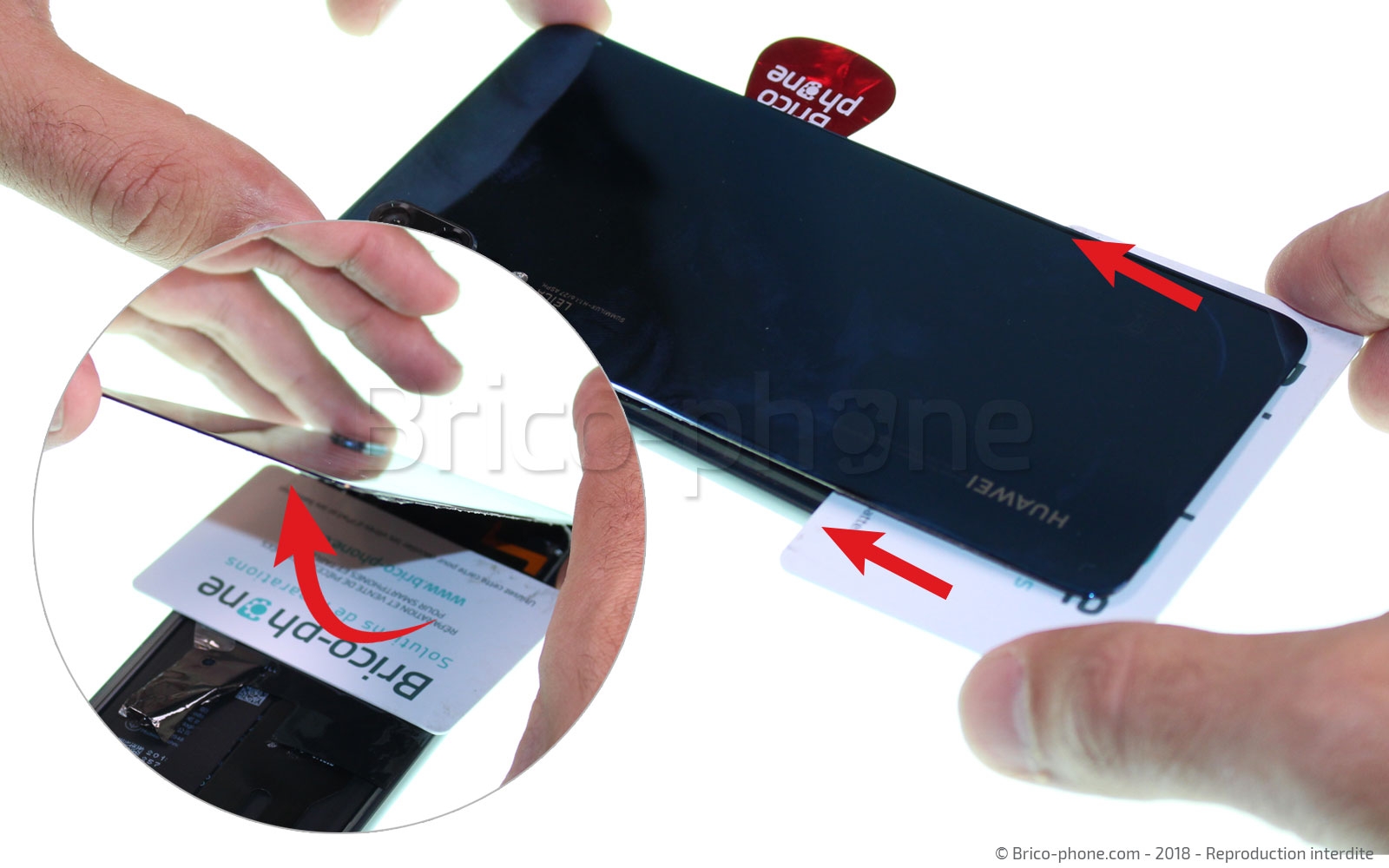 Changement de batterie sur P20 photo 3