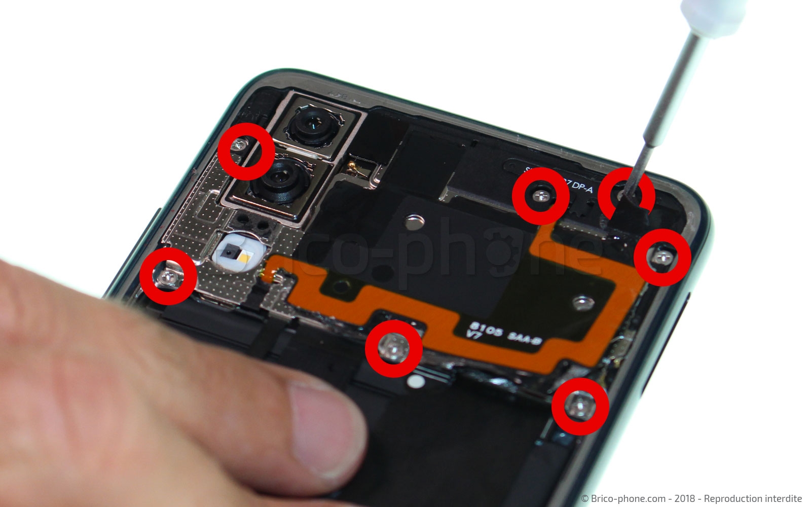 Changement de batterie sur P20 photo 1