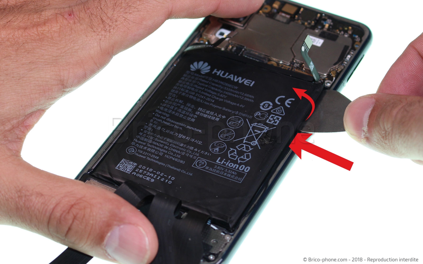 Changement de batterie sur P20 photo 1