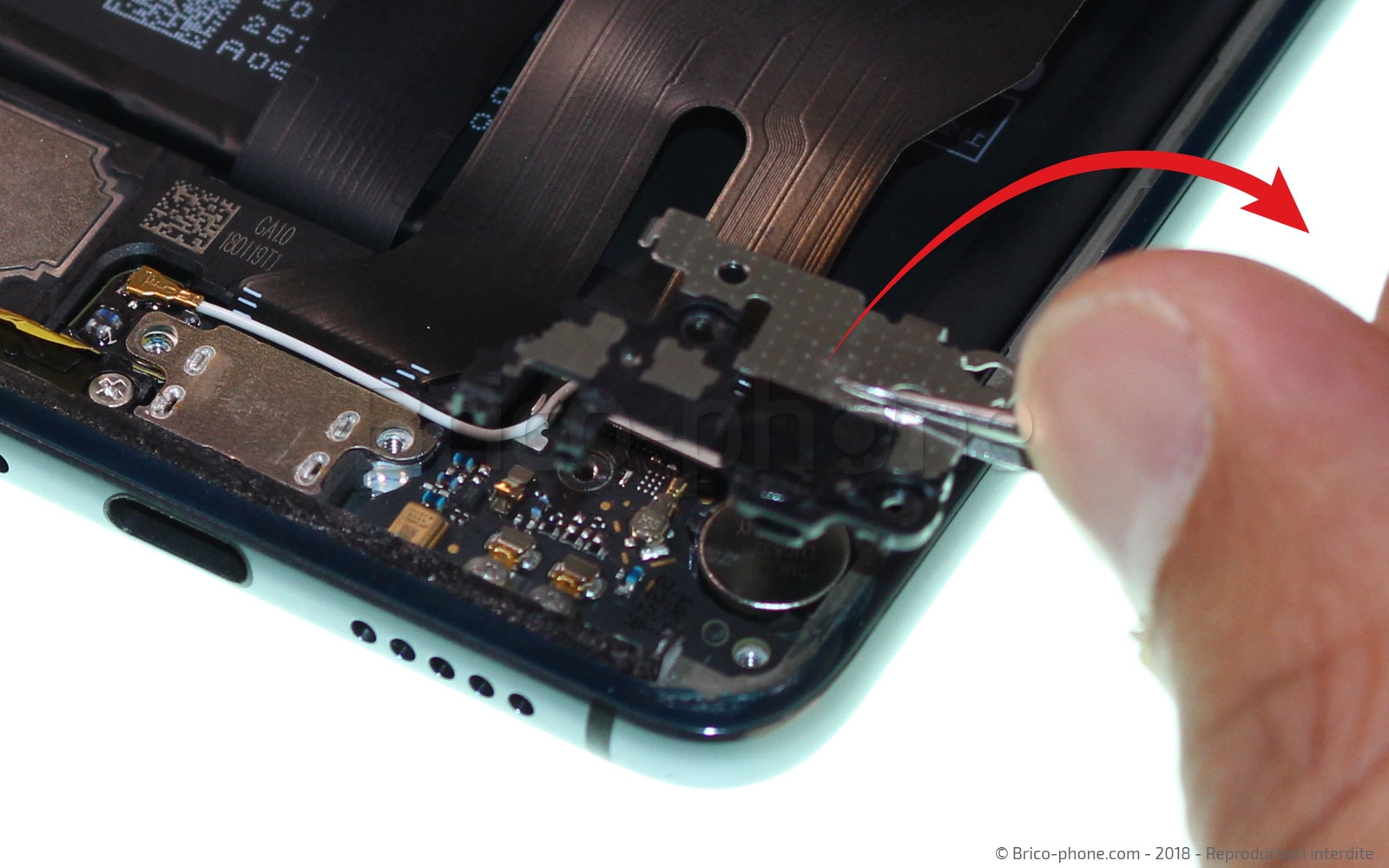 Changement d'écran (vitre+LCD) sur P20 photo 3
