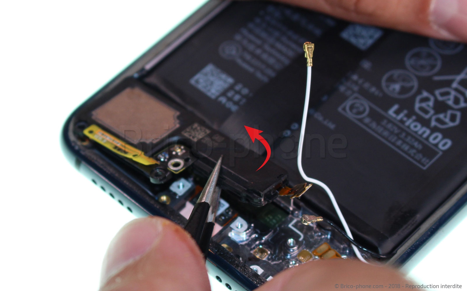 Changement d'écran (vitre+LCD) sur P20 photo 3