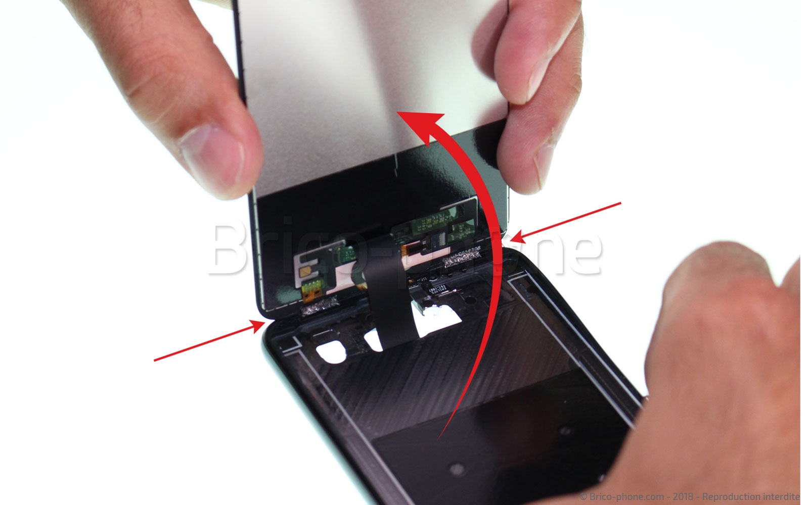 Changement d'écran (vitre+LCD) sur P20 photo 3