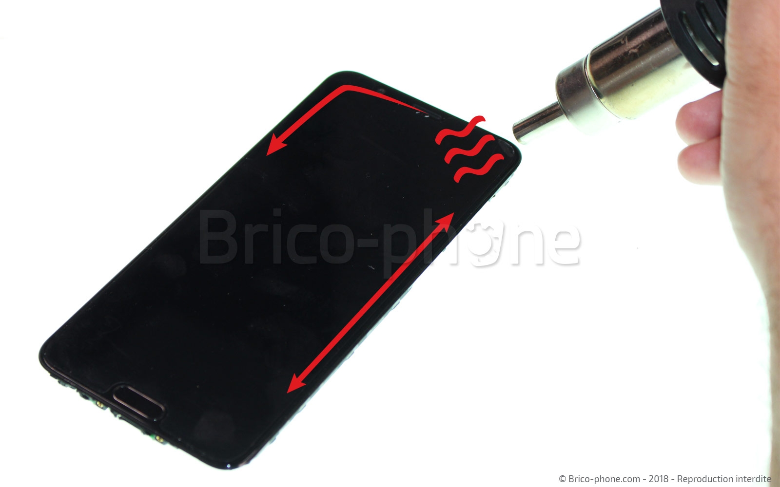 Changement d'écran (vitre+LCD) sur Honor View 10 photo 3