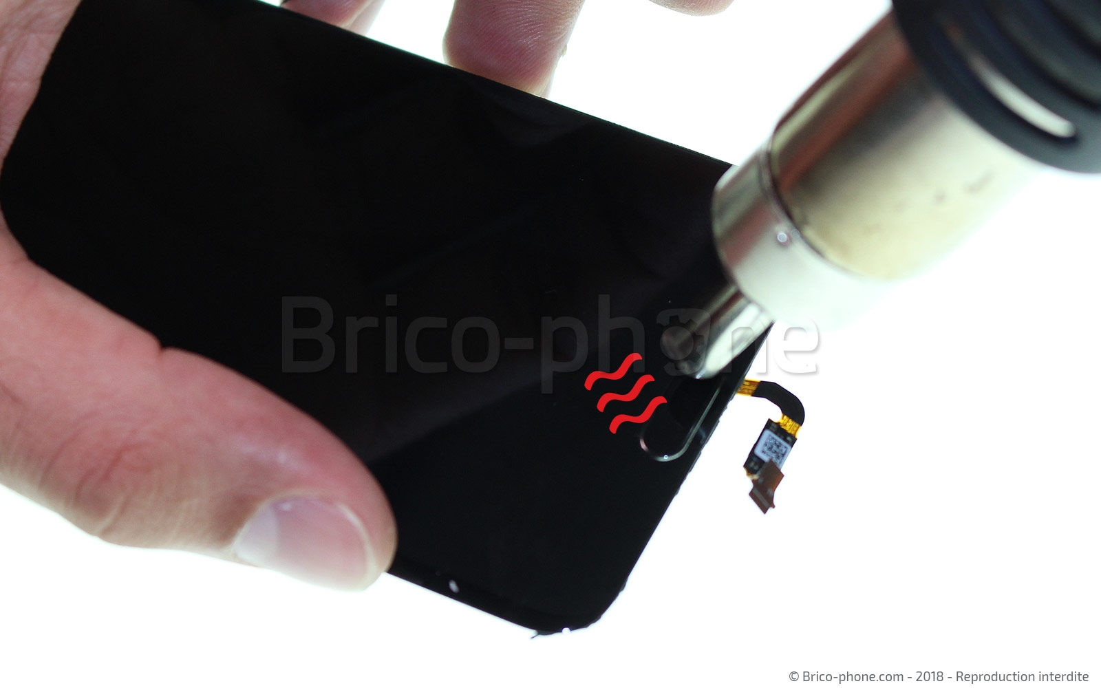 Changement d'écran (vitre+LCD) sur Honor View 10 photo 1