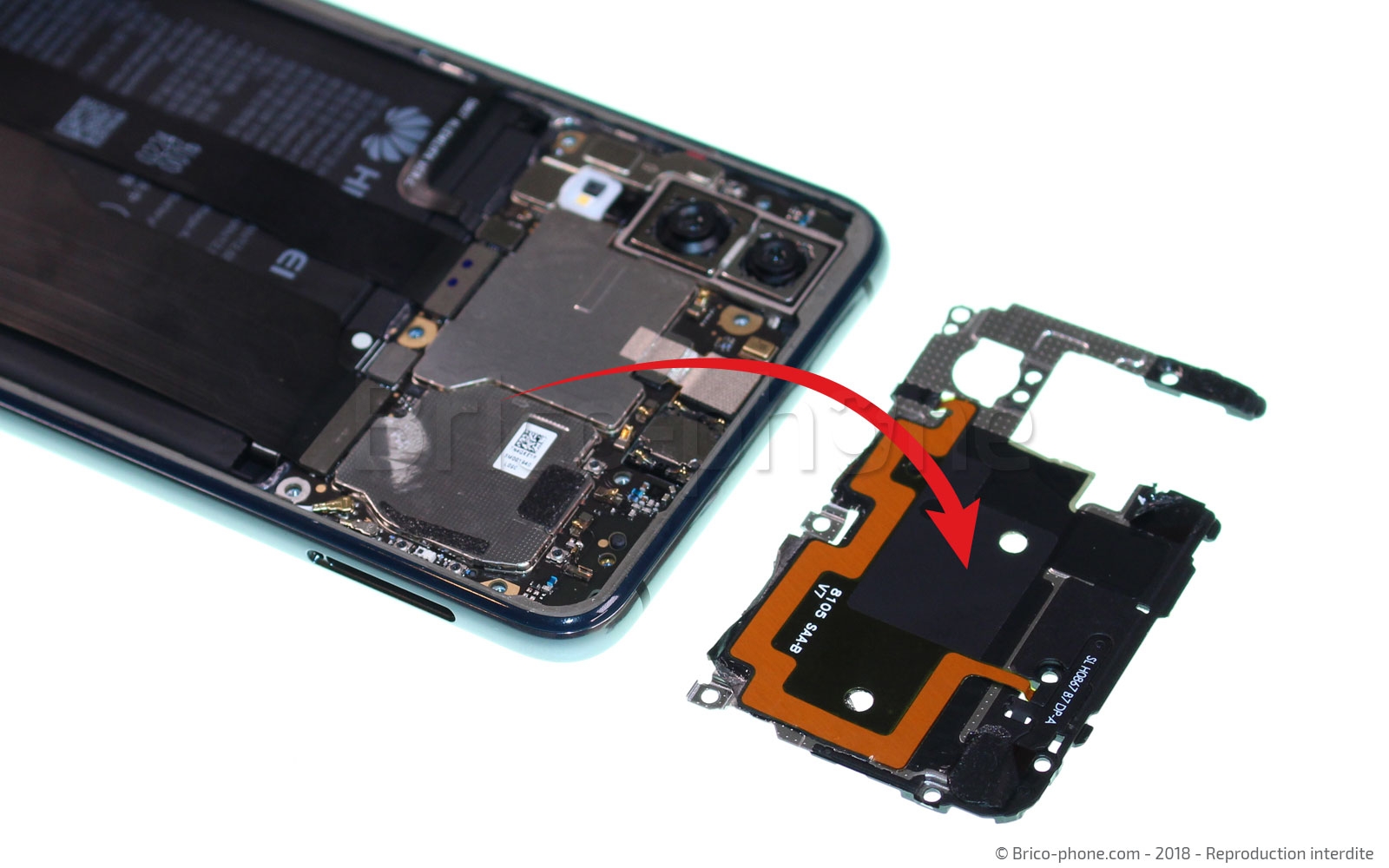 Démontage complet sur P20 photo 4