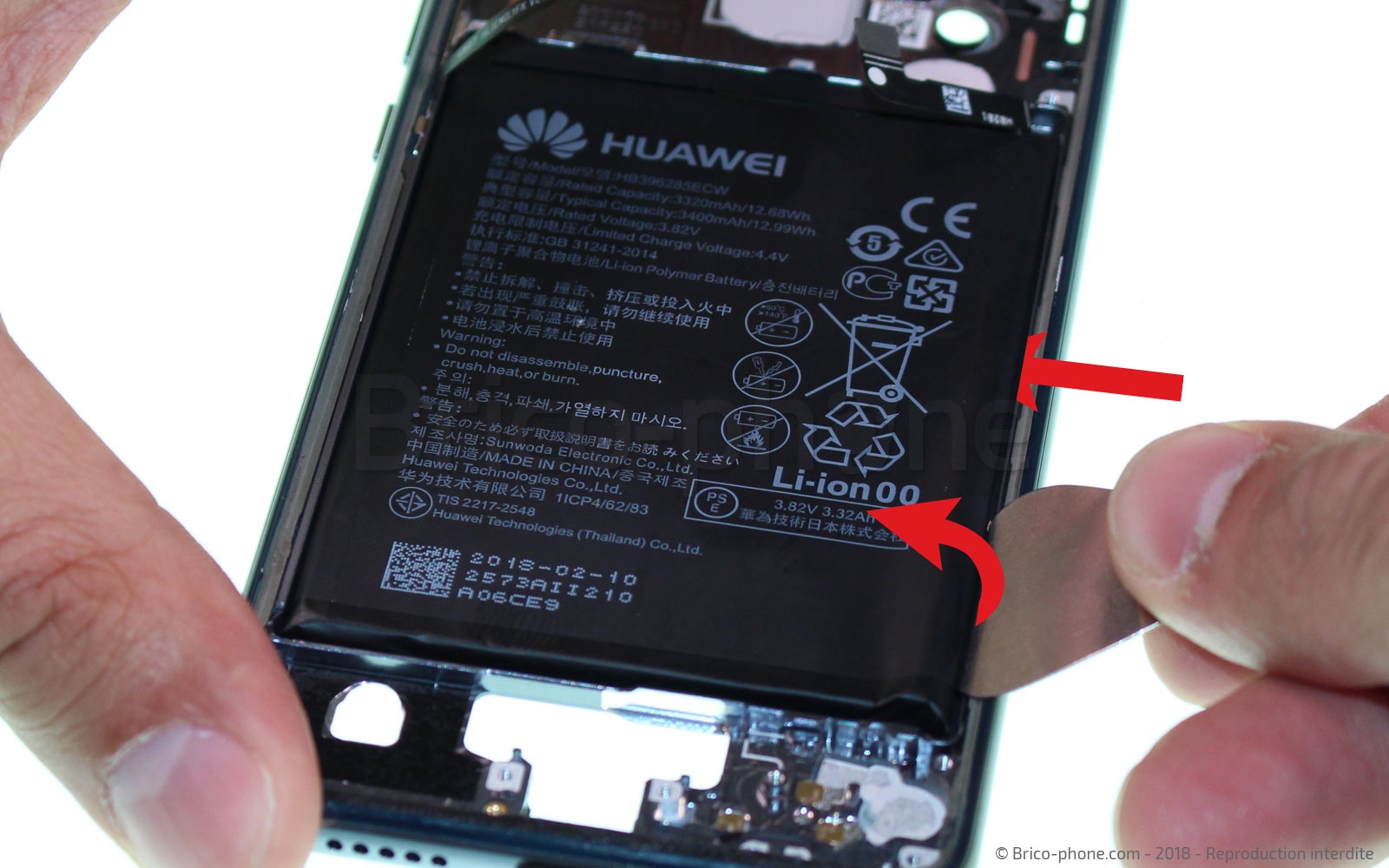 Démontage complet sur P20 photo 1