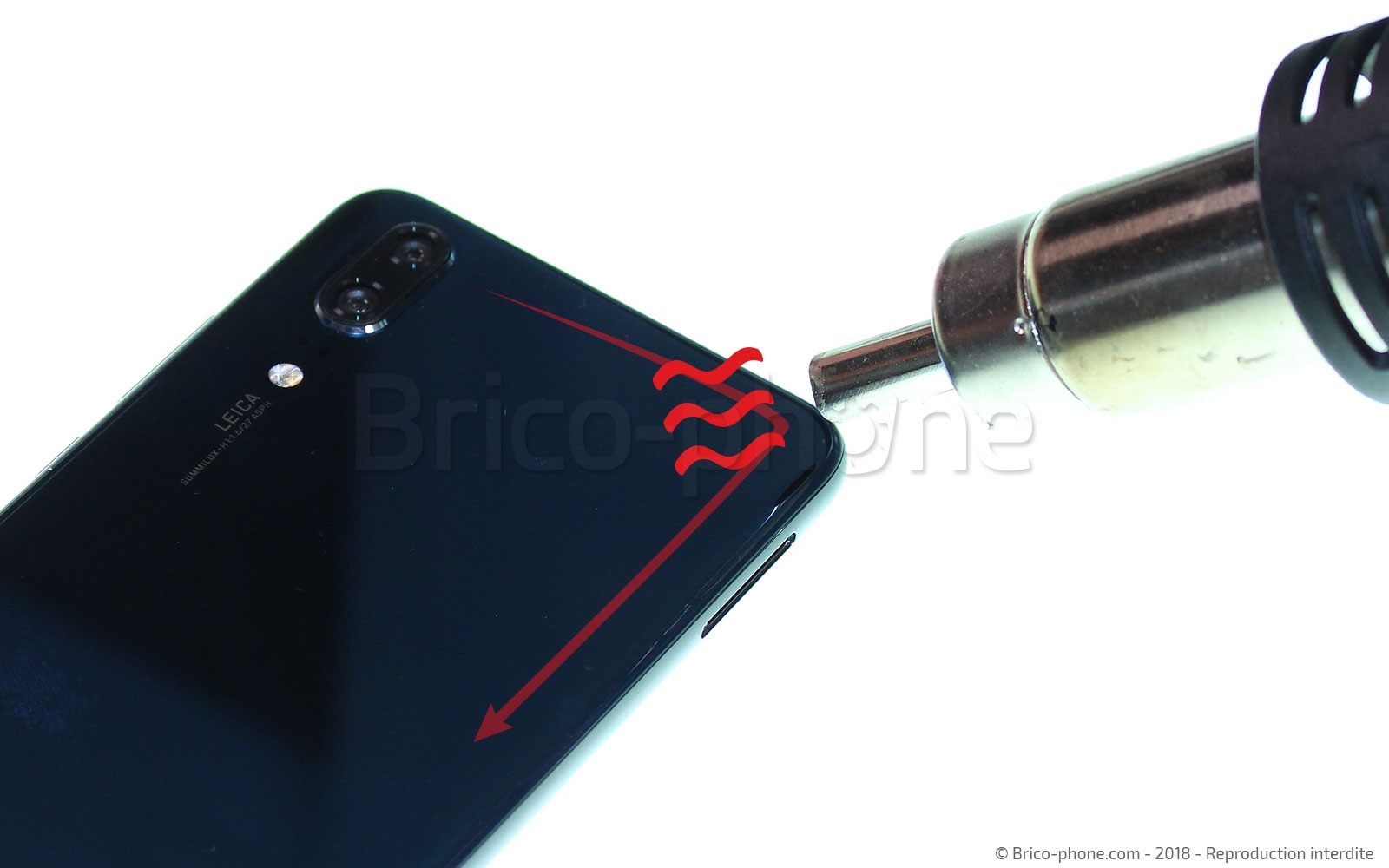 Changement du connecteur de charge sur P20 photo 2