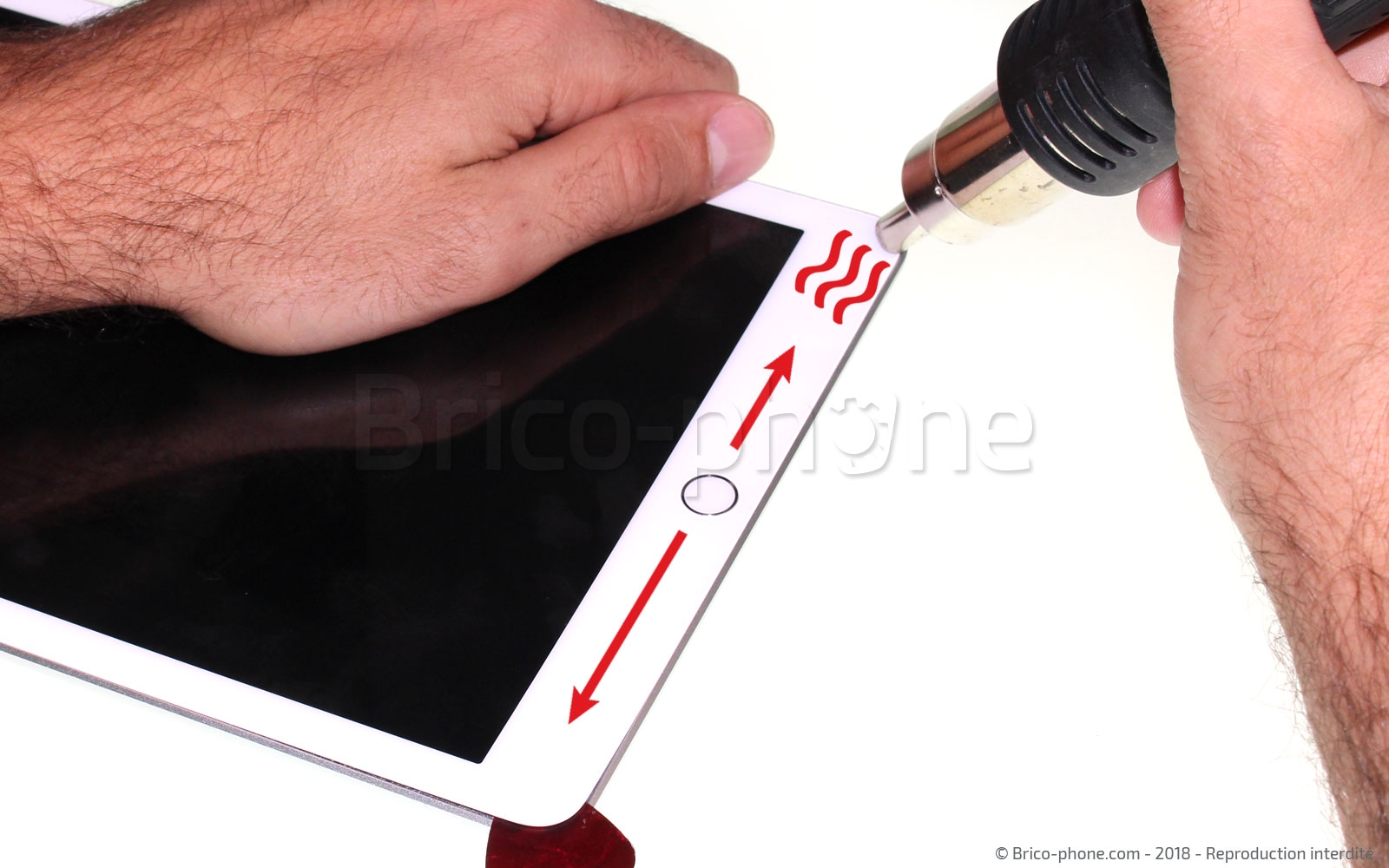 Changement de vitre sur iPad 6 2018 photo 2