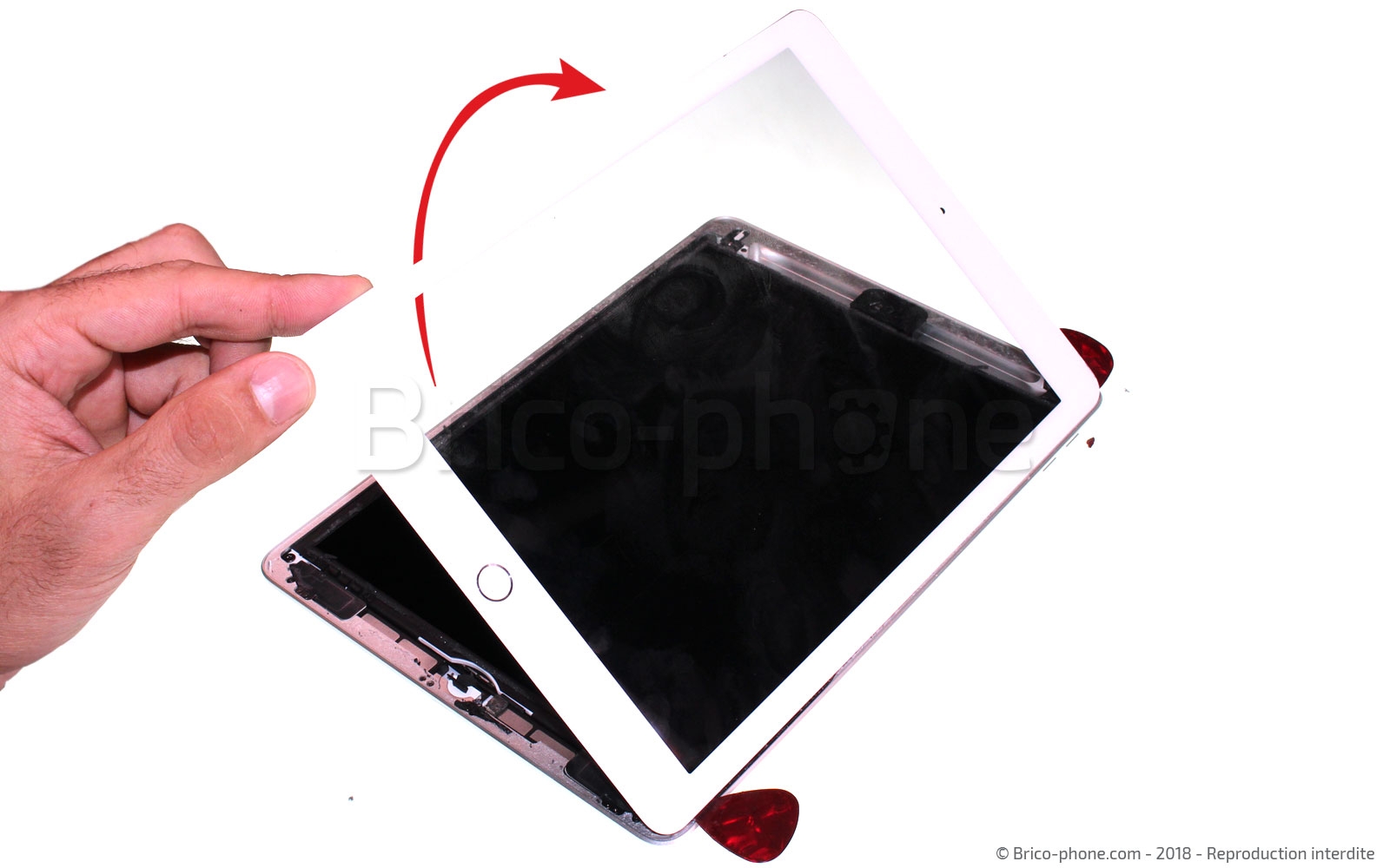 Changement de vitre sur iPad 6 2018 photo 2