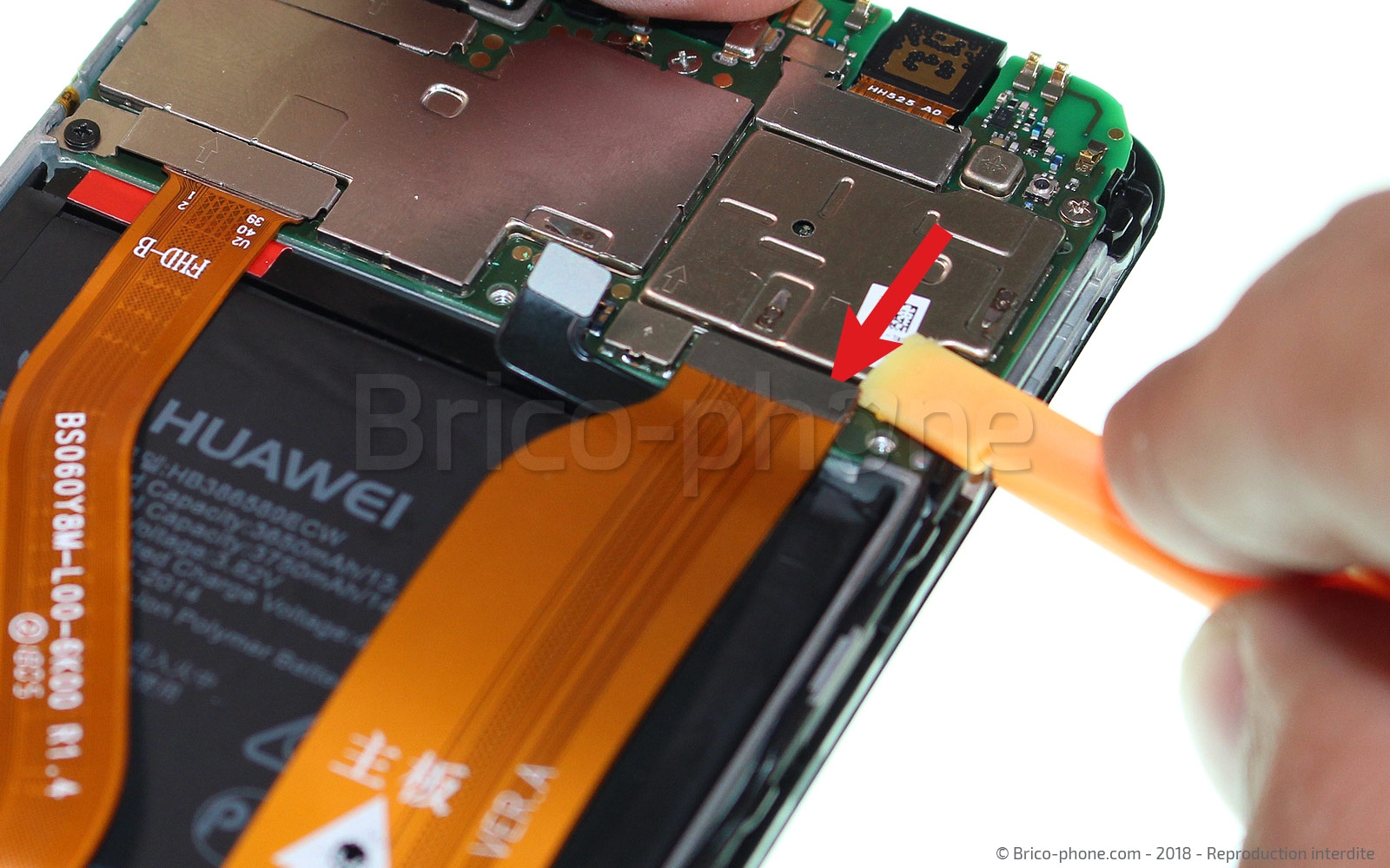 Changement de batterie sur Honor View 10 photo 1